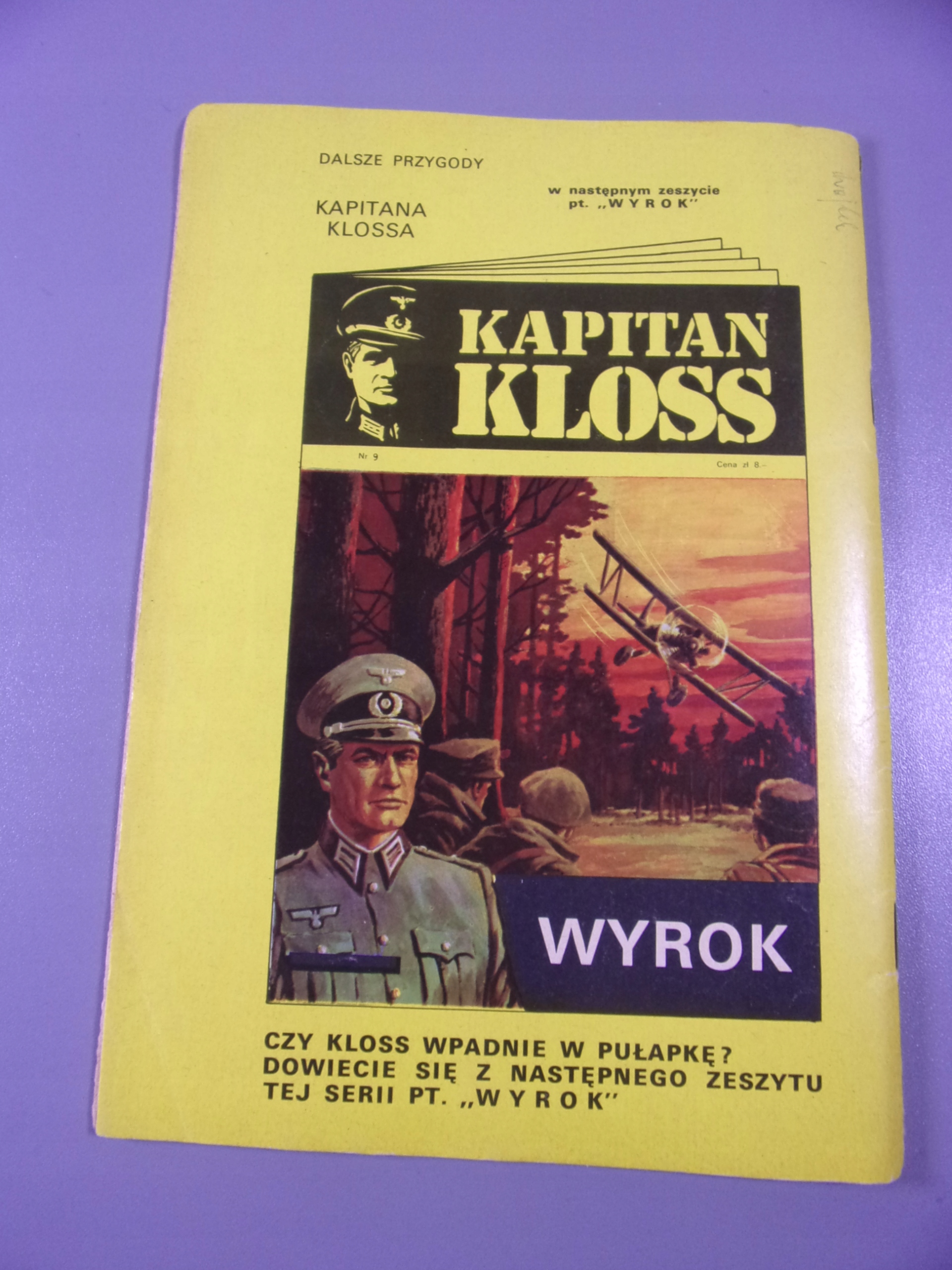 KAPITAN KLOSS CAFE ROSE wyd. I 1972 r.