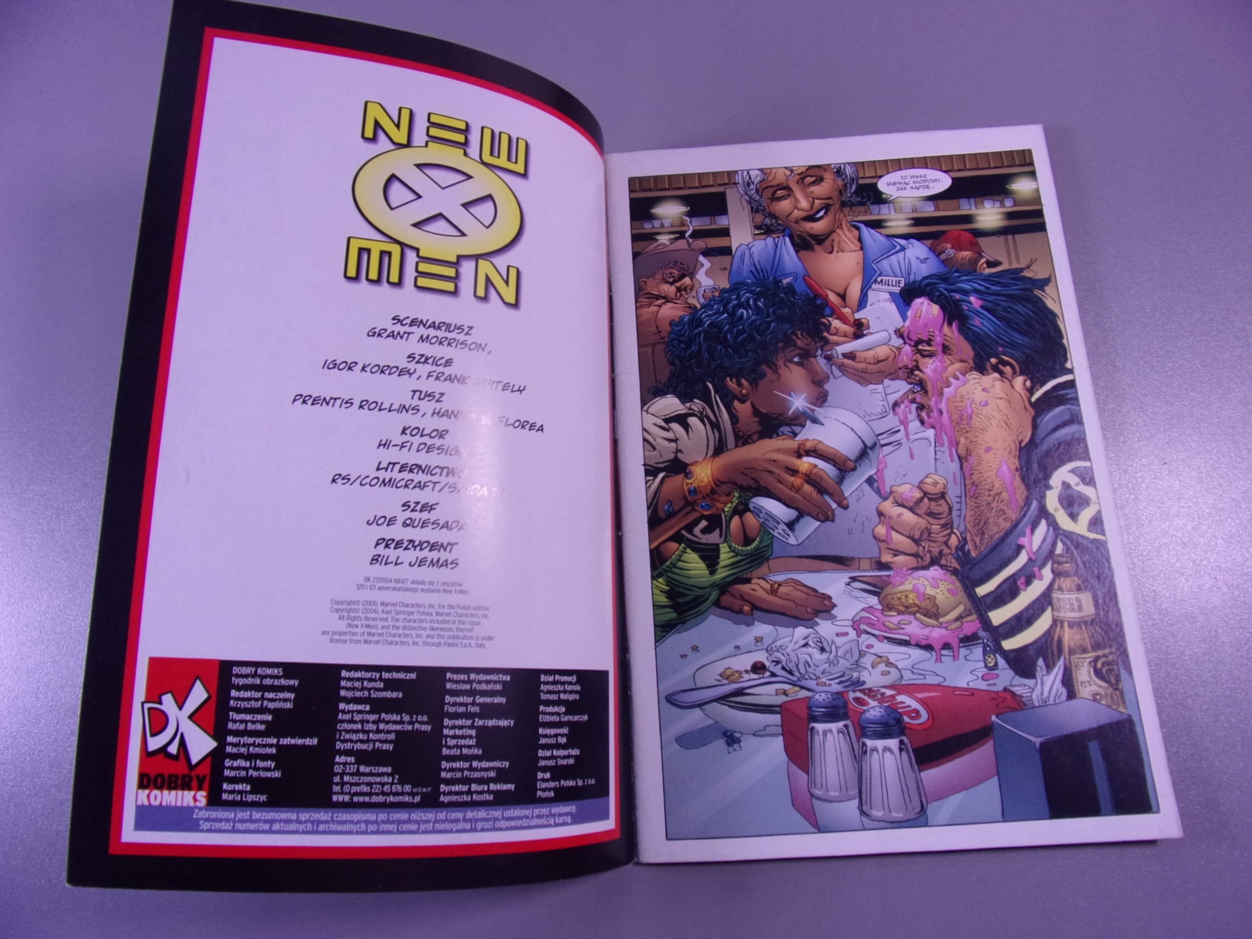 NEW X-MEN 4/7 - DK 27/2004