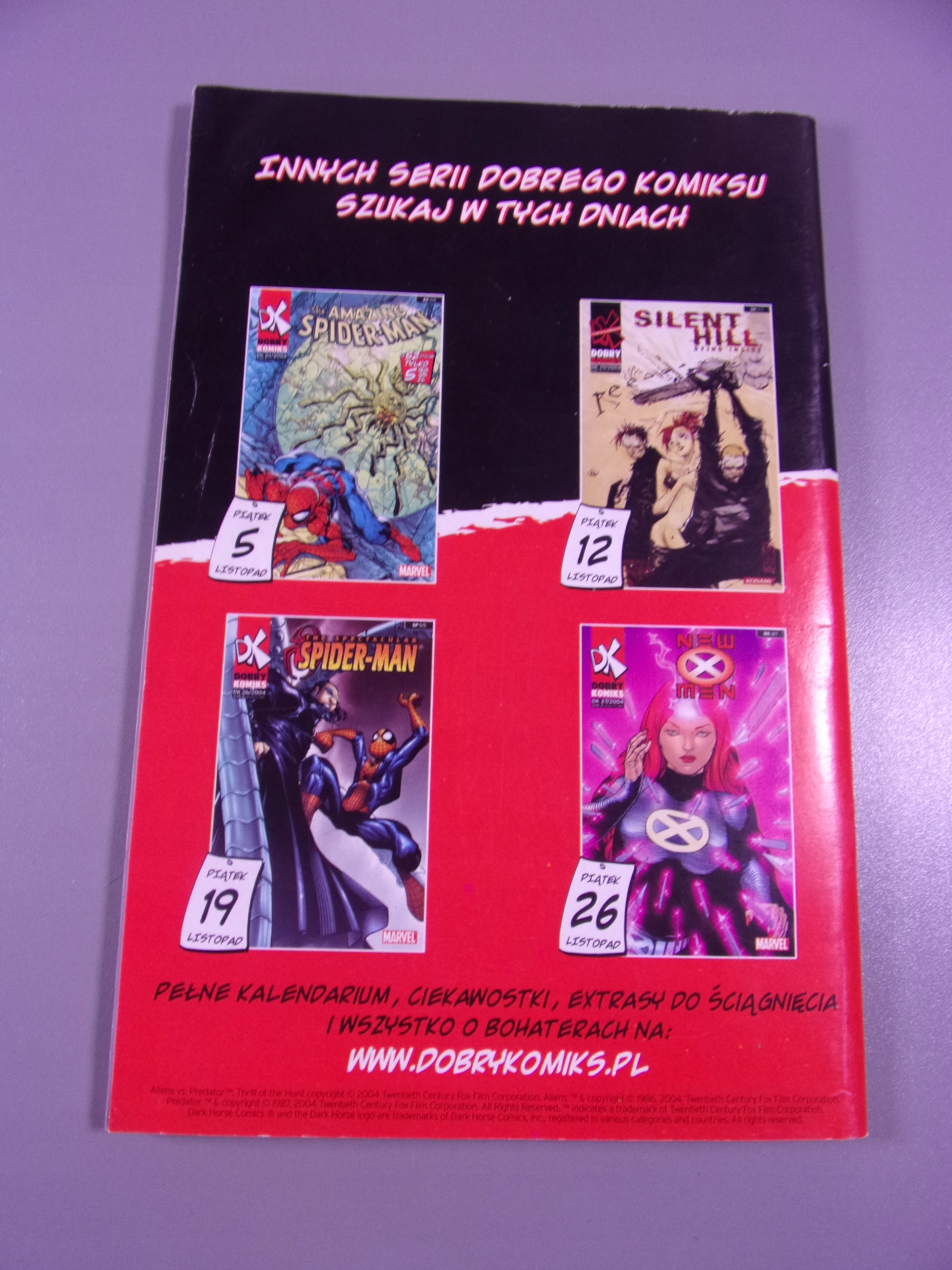 AVP ALIEN vs. PREDATOR 1/1 DK 24B/2004