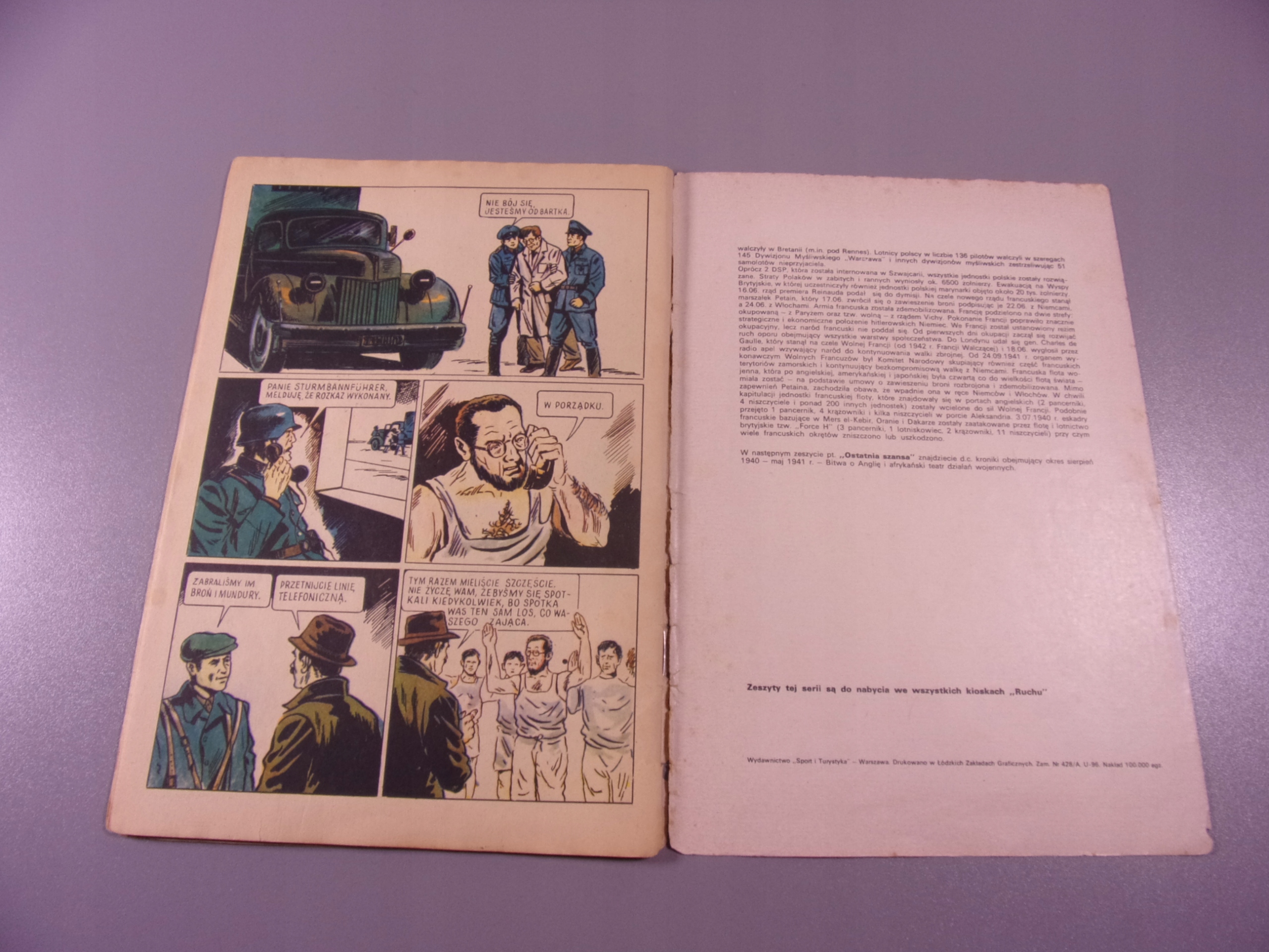 KAPITAN KLOSS WSYPA wyd. I 1971 r.