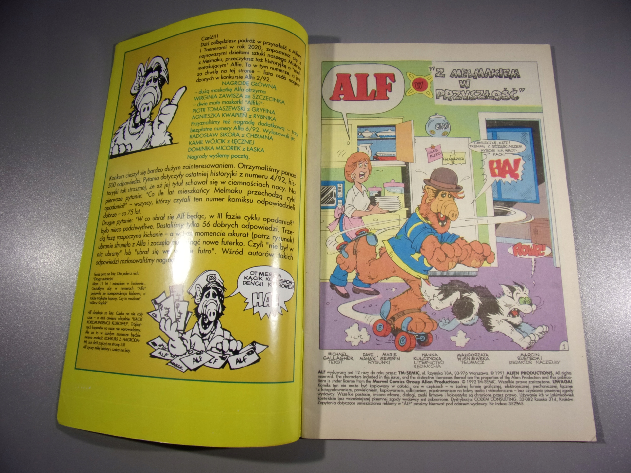 ALF 5/1992 TM-Semic