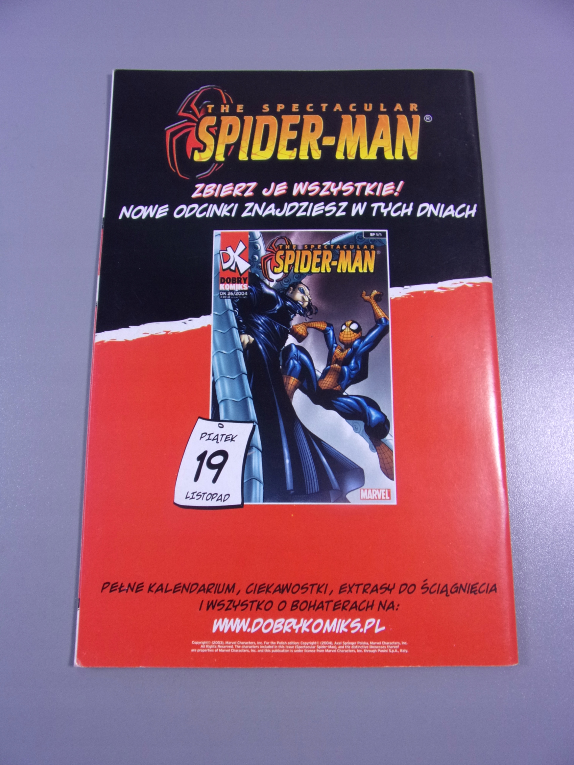 THE SPECTACULAR SPIDER-MAN 4/5 - DK 20/2004