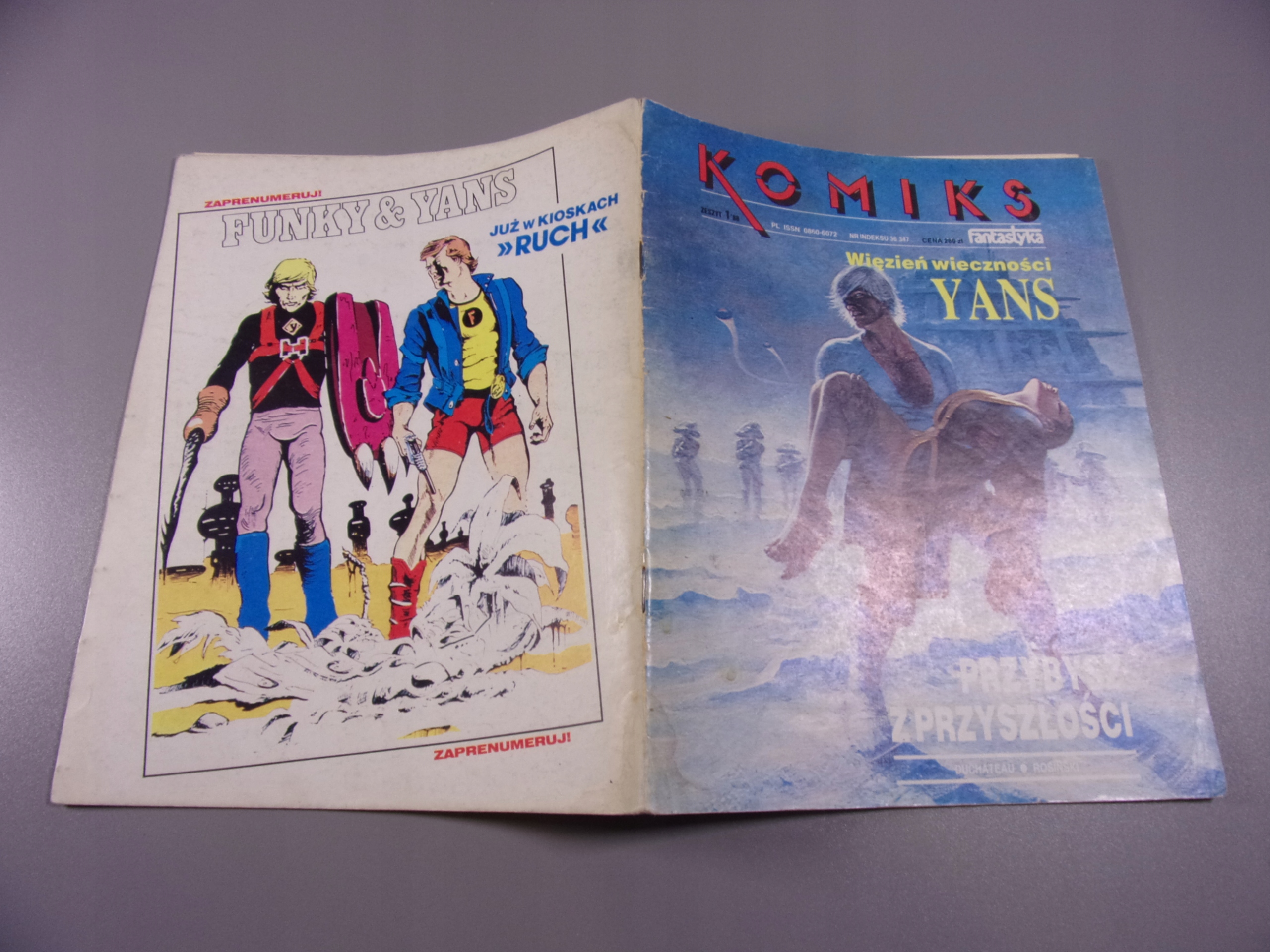 KOMIKS FANTASTYKA 1/1988 YANS WIĘZIEŃ WIECZNOŚCI