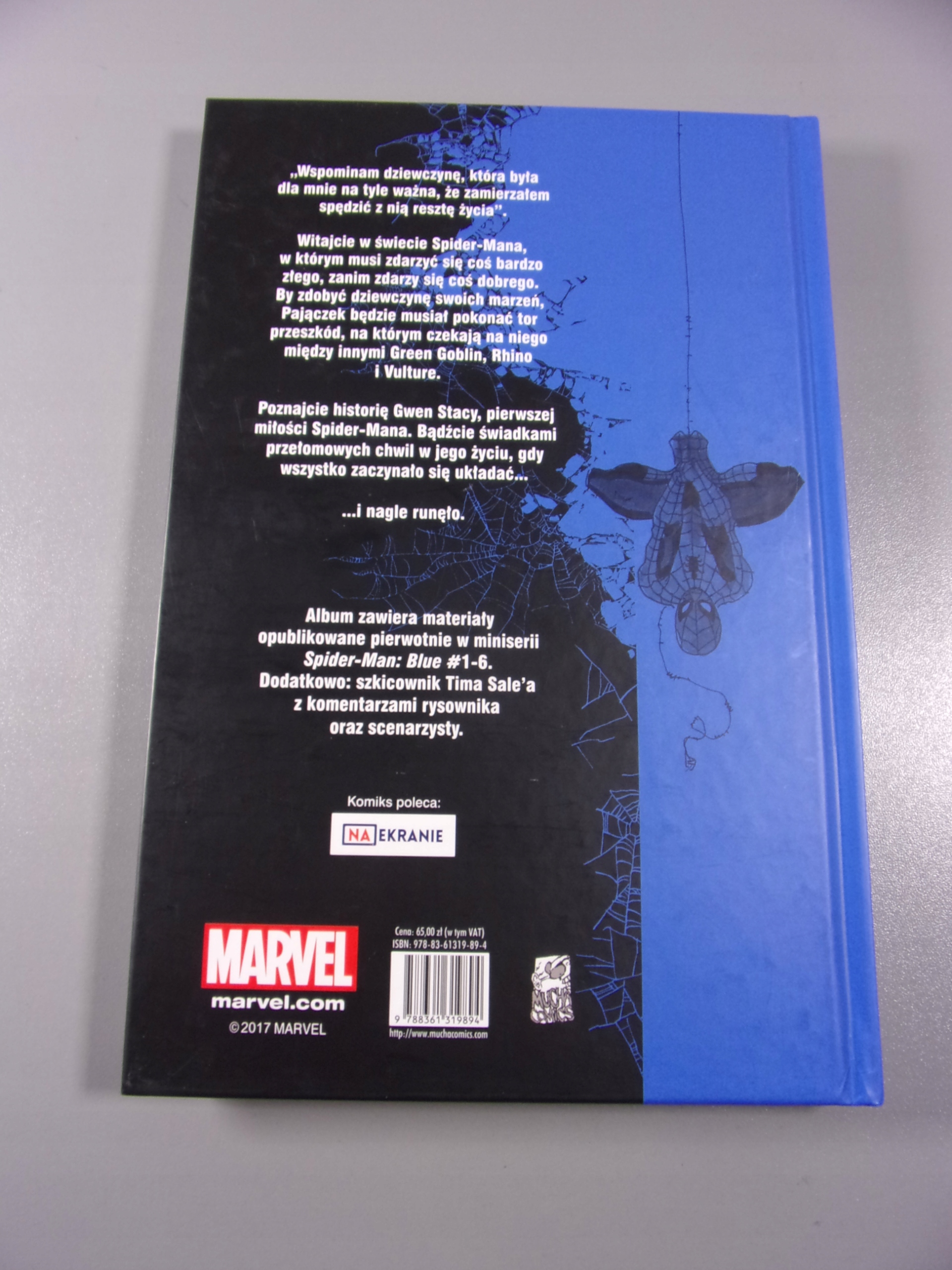 SPIDER-MAN NIEBIESKI wyd. I 2017 r.