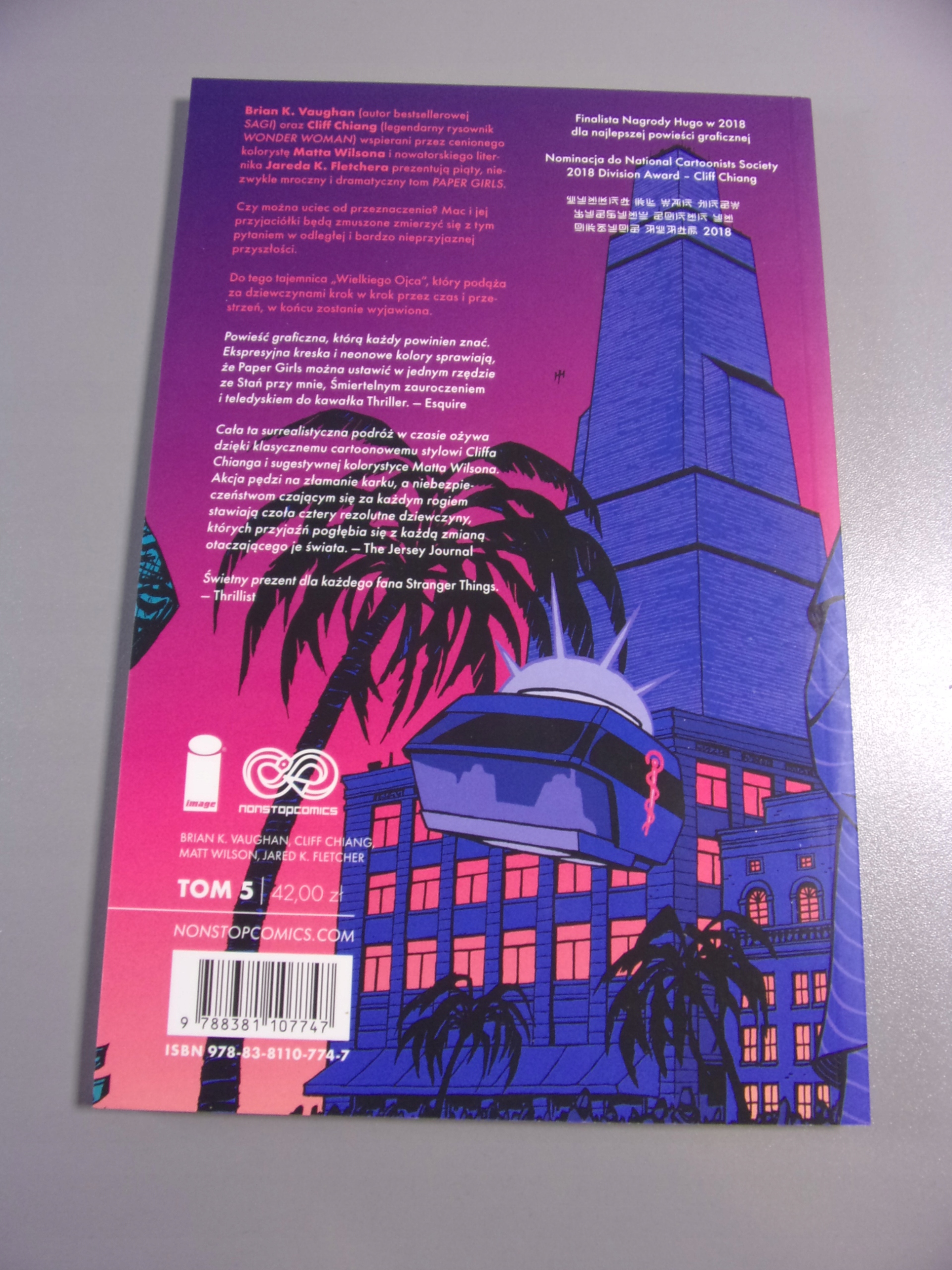 PAPER GIRLS tom 5 wyd. I 2019 r.