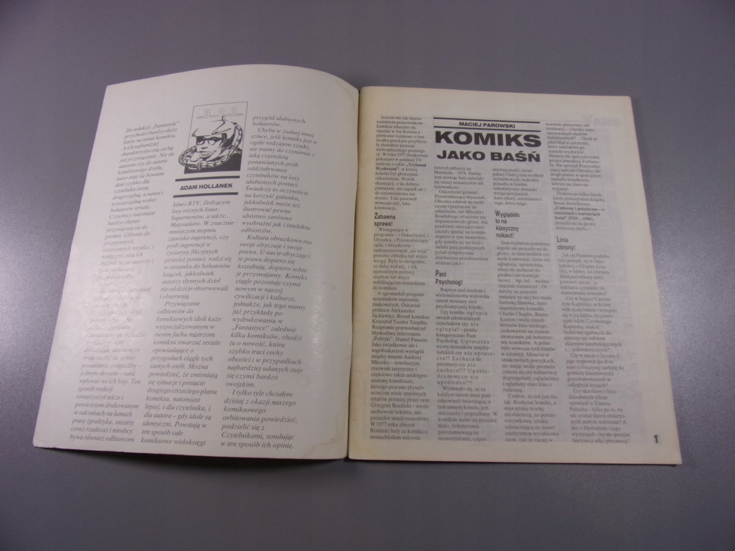 KOMIKS FANTASTYKA 1/1988 YANS WIĘZIEŃ WIECZNOŚCI