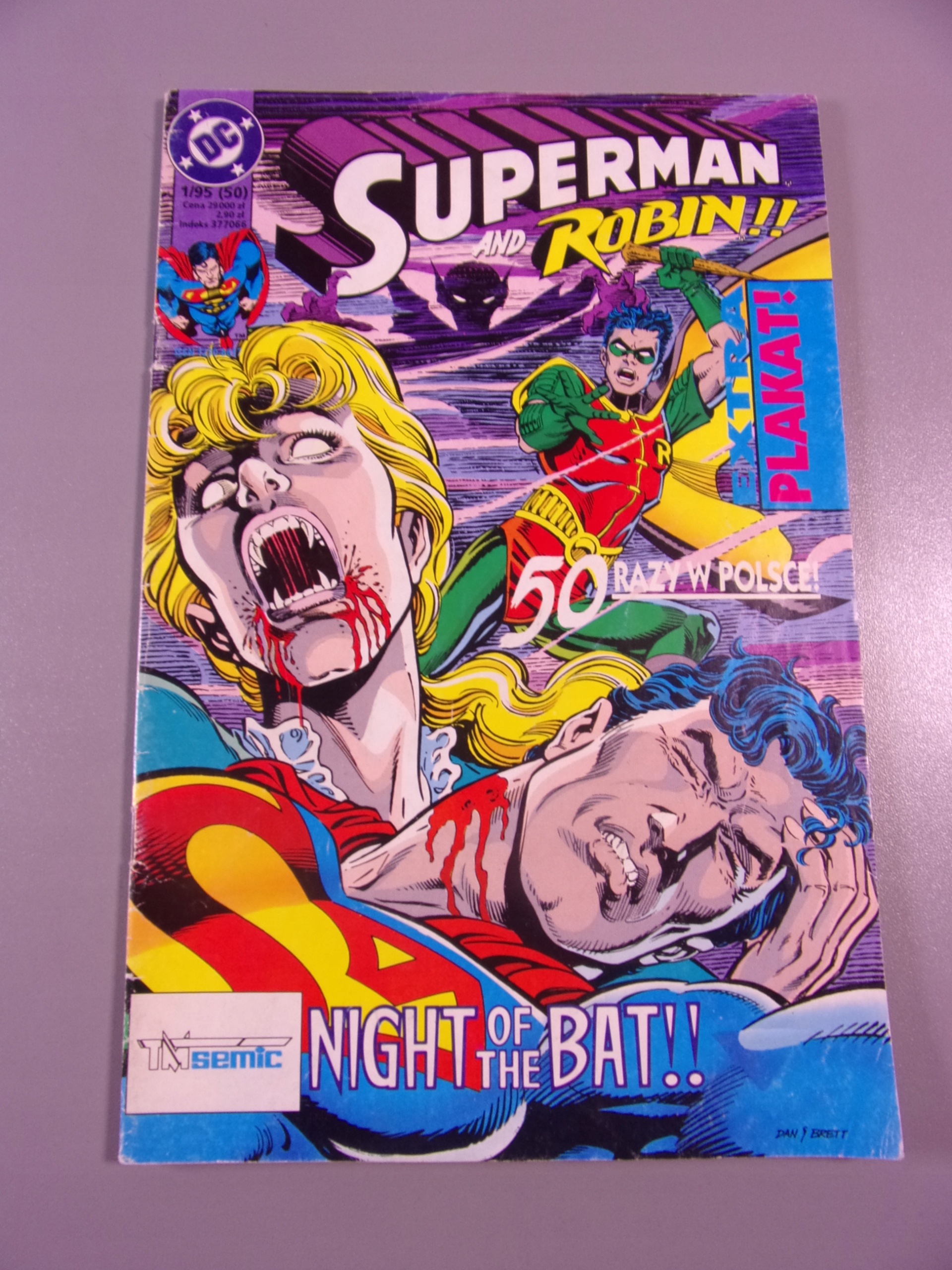 SUPERMAN 1/95 TM-Semic z plakatem!