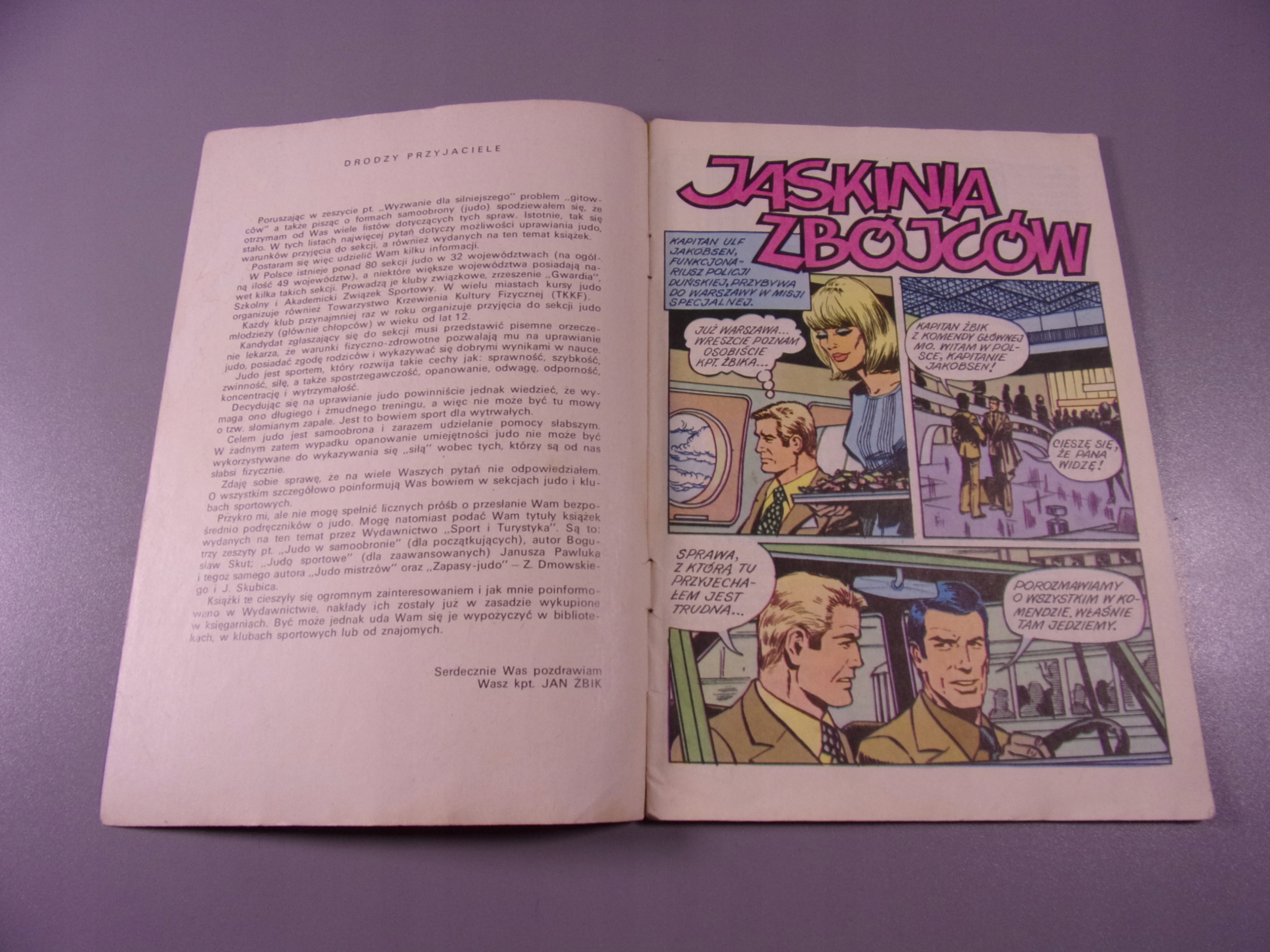 KAPITAN ŻBIK JASKINIA ZBÓJCÓW wydanie I 1976 r.