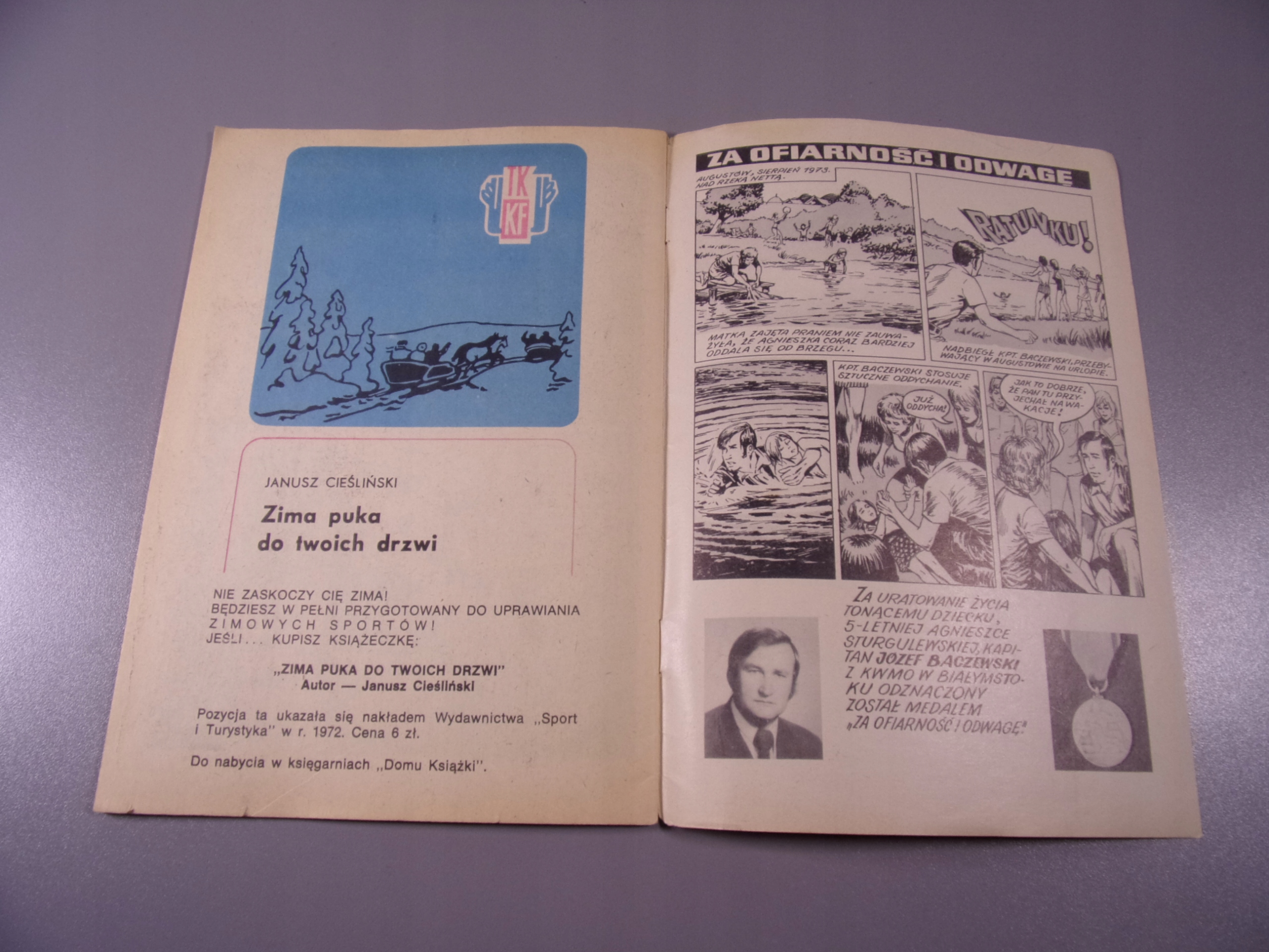 KAPITAN ŻBIK W PUŁAPCE wydanie I 1974 r.