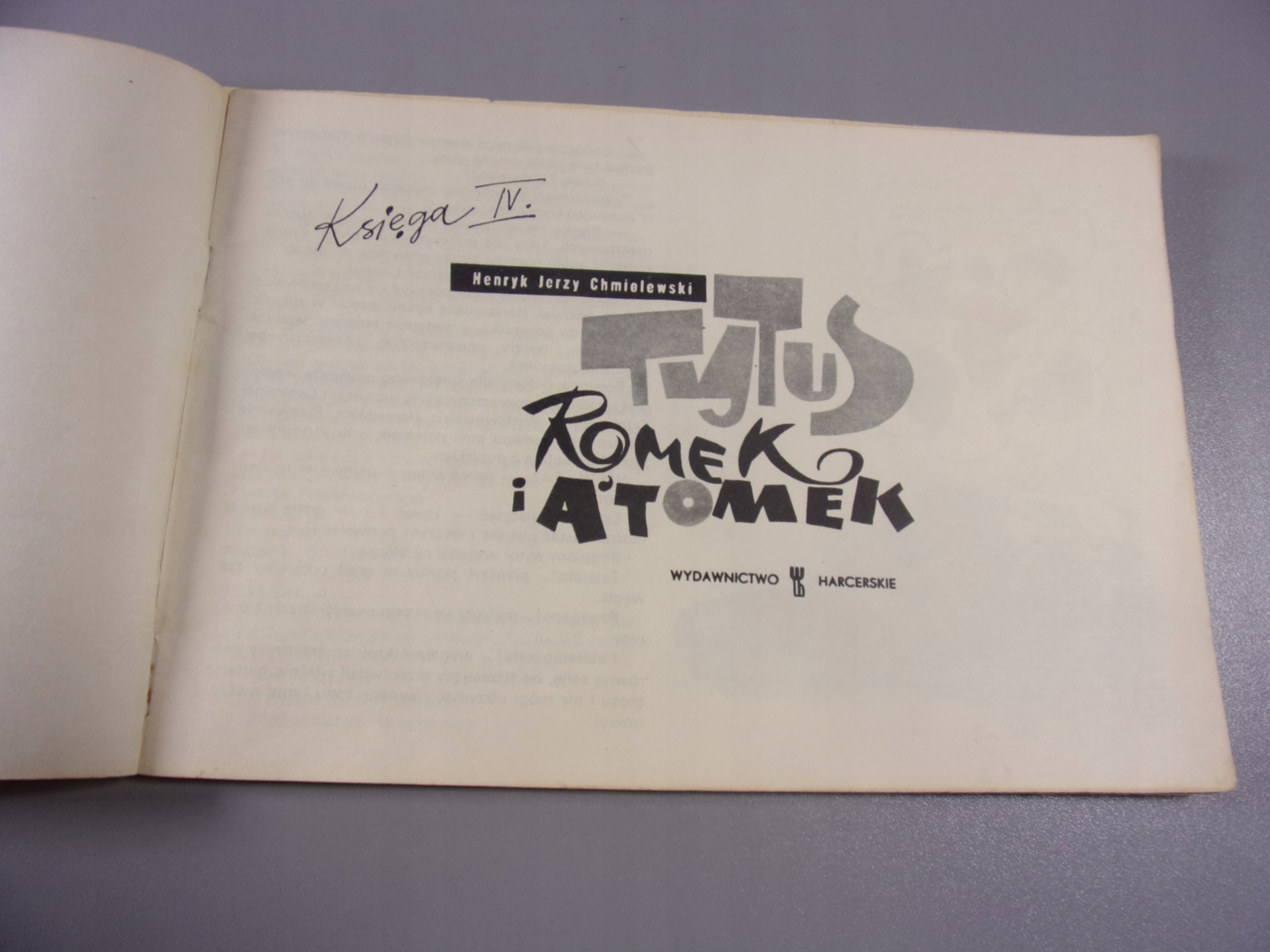 TYTUS księga IV 1969 r. wyd. I HORYZONTY