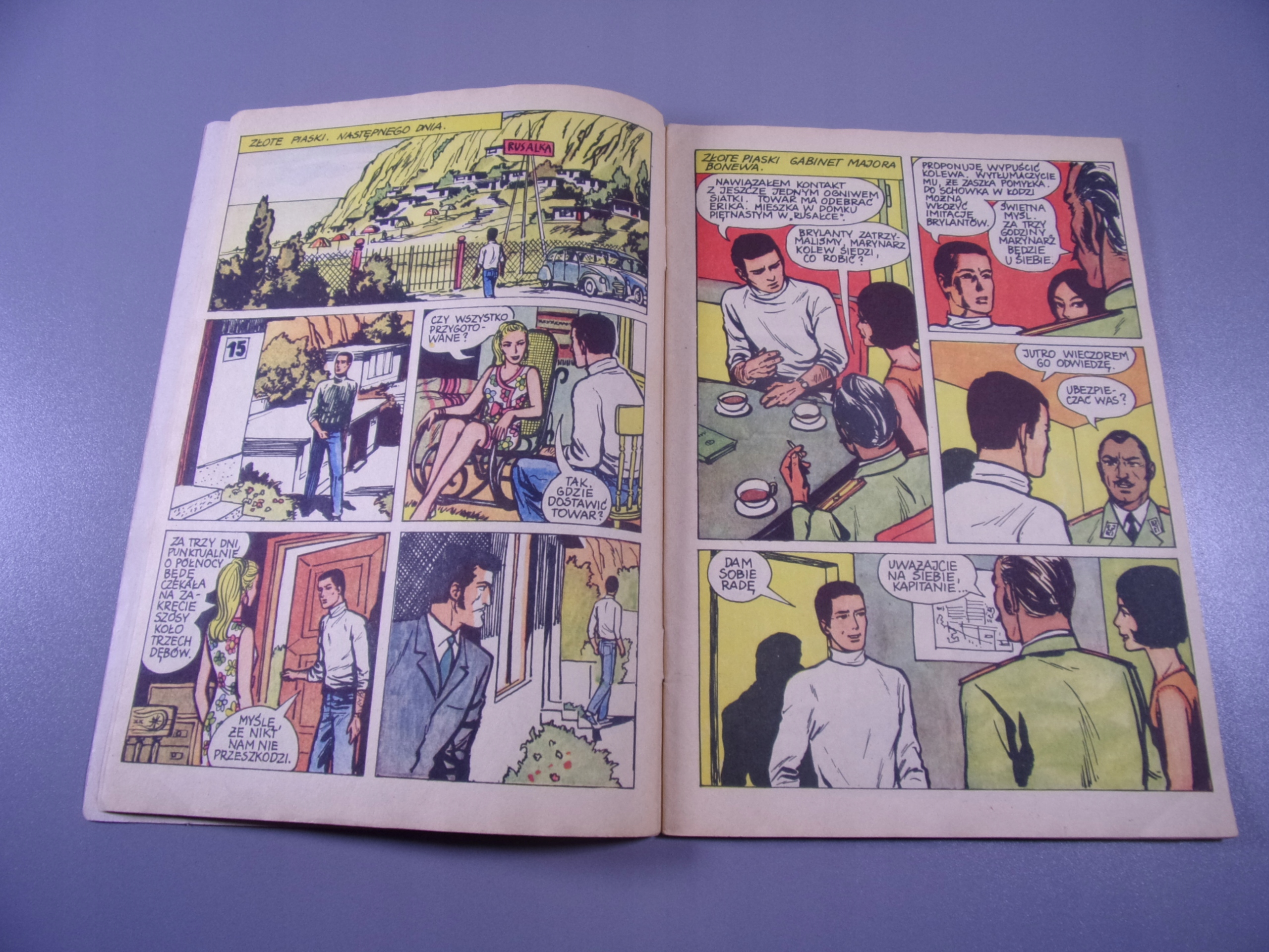 KAPITAN ŻBIK PODWÓJNY MAT wydanie I 1970 r.