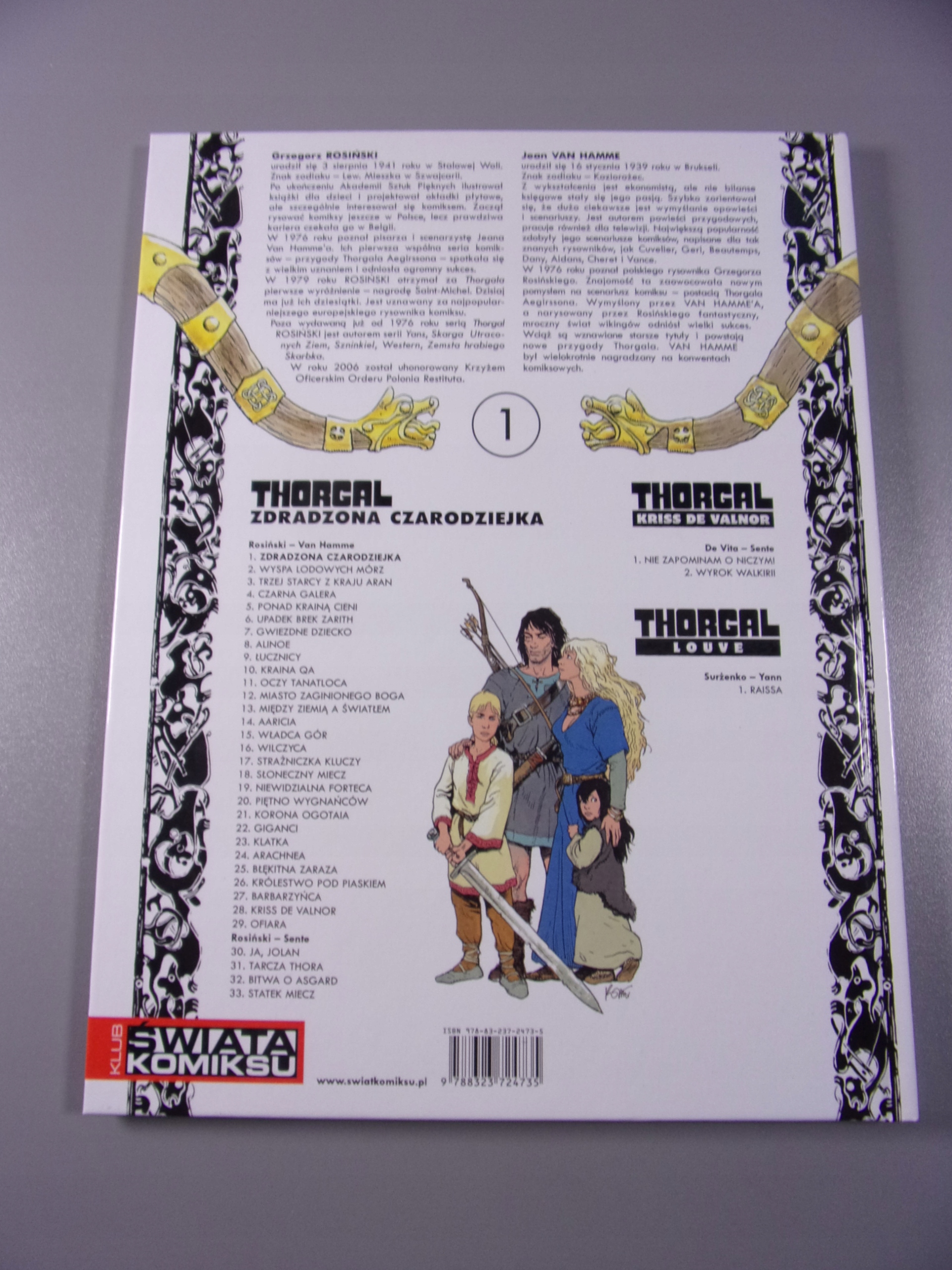 THORGAL 1. ZDRADZONA CZARODZIEJKA 2008 r. twarda okładka