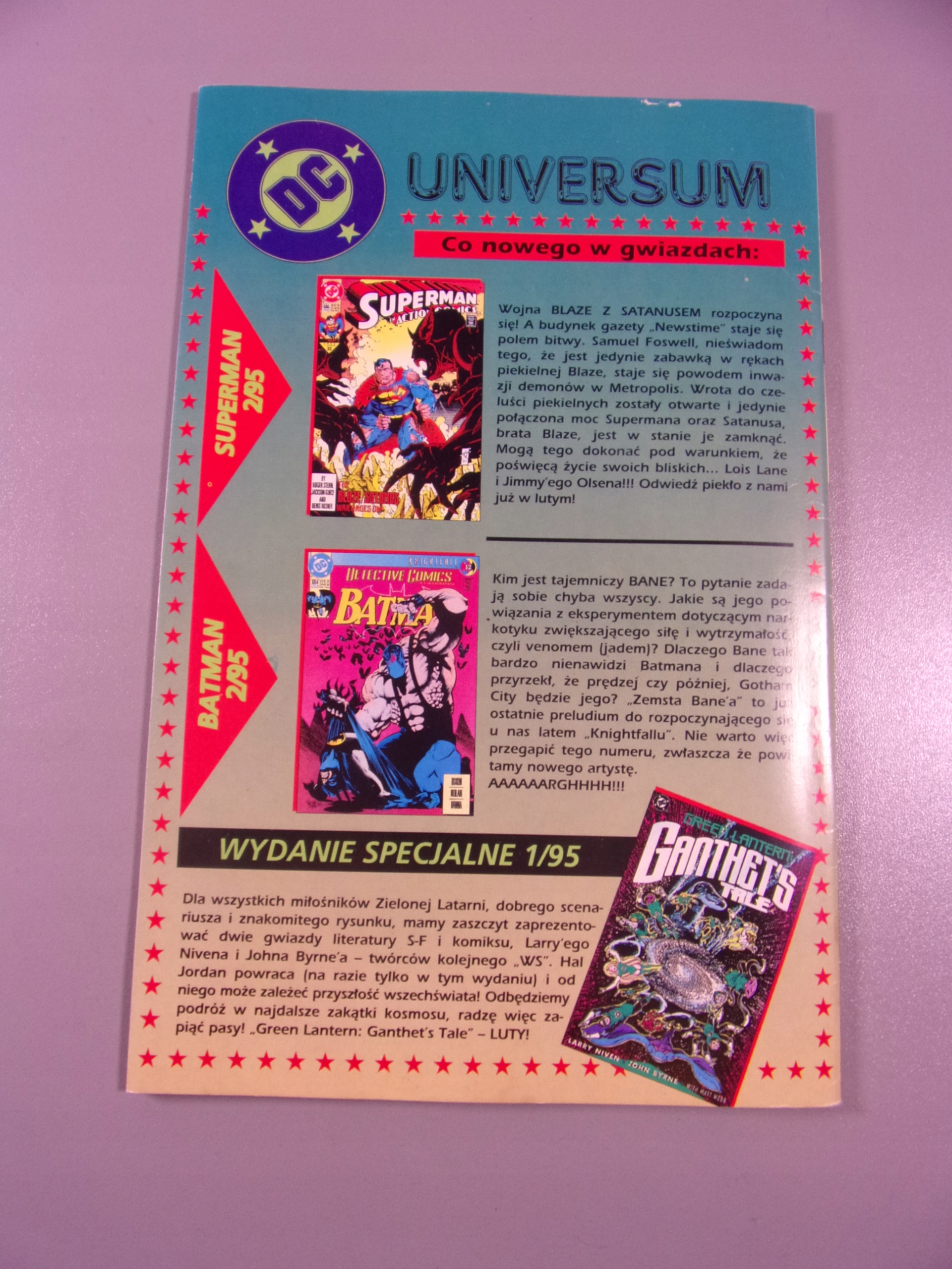 BATMAN 1/95 z plakatem! TM-Semic