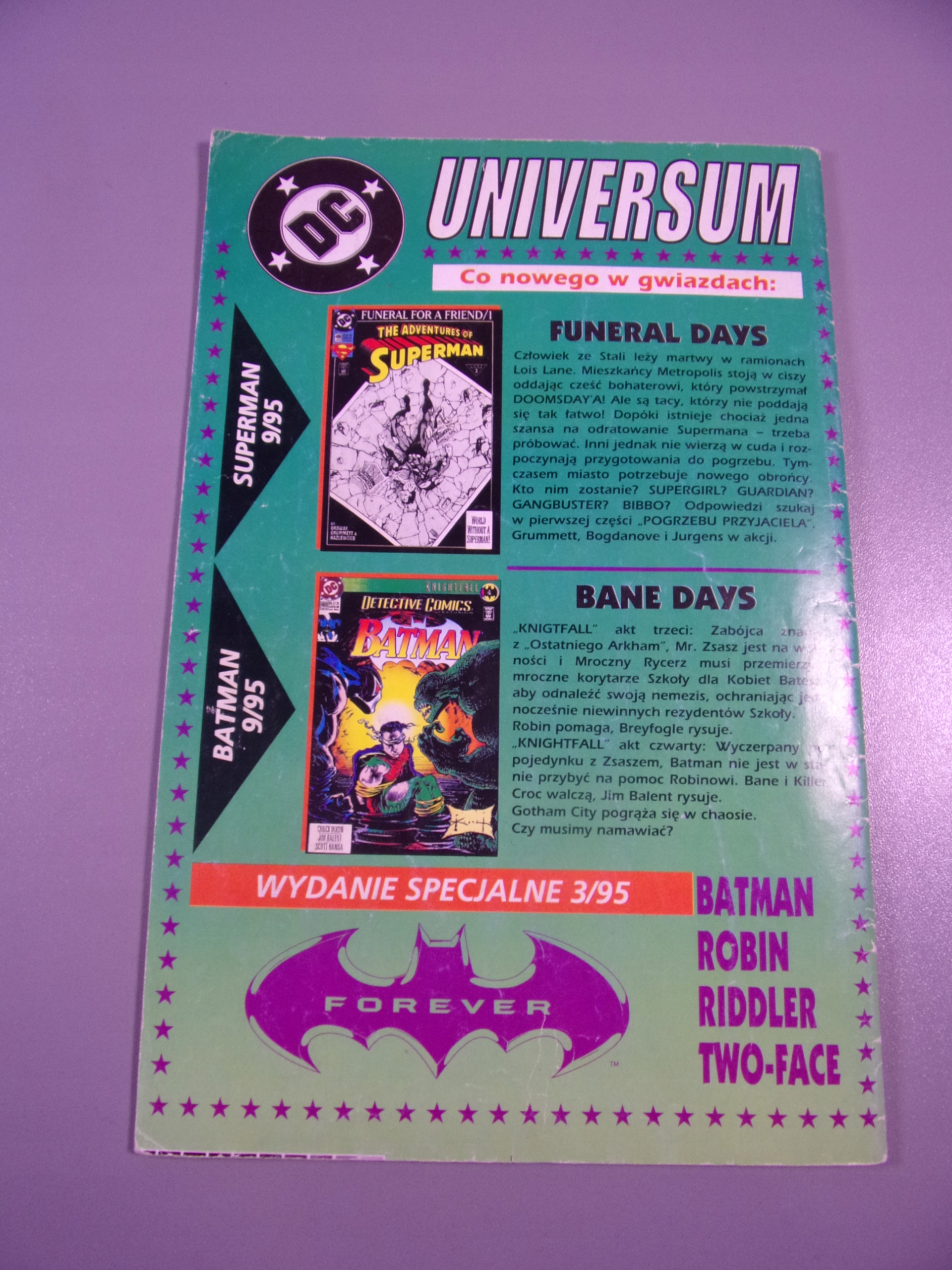 SUPERMAN 8/95 TM-Semic