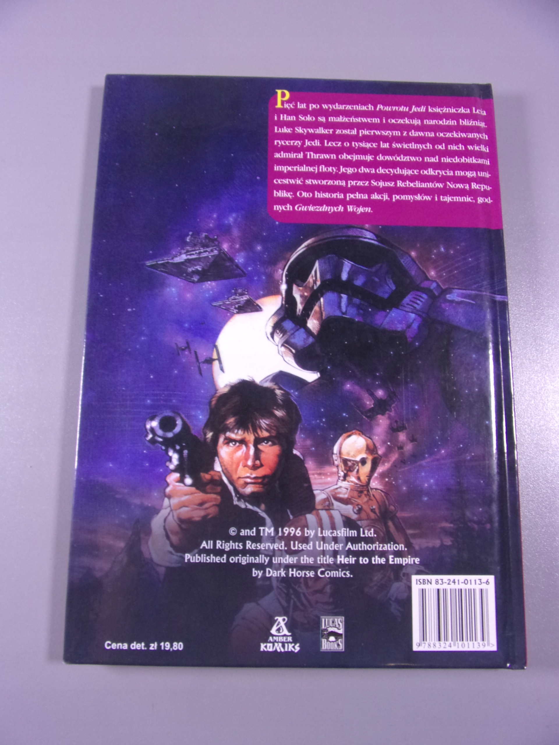 STAR WARS DZIEDZIC IMPERIUM 3 wyd. I 2002 r.