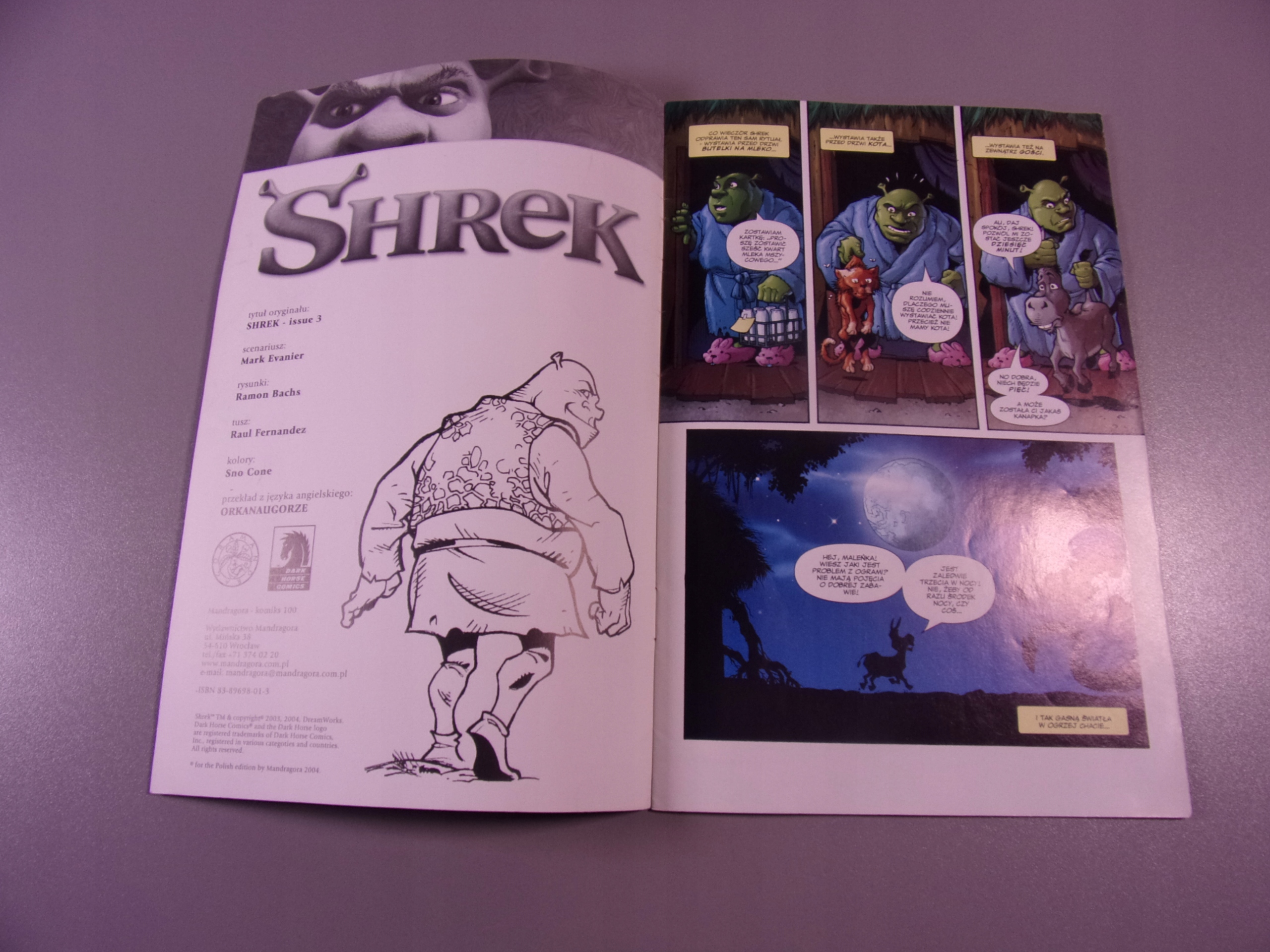 SHREK #3 2004 r. MANDRAGORA