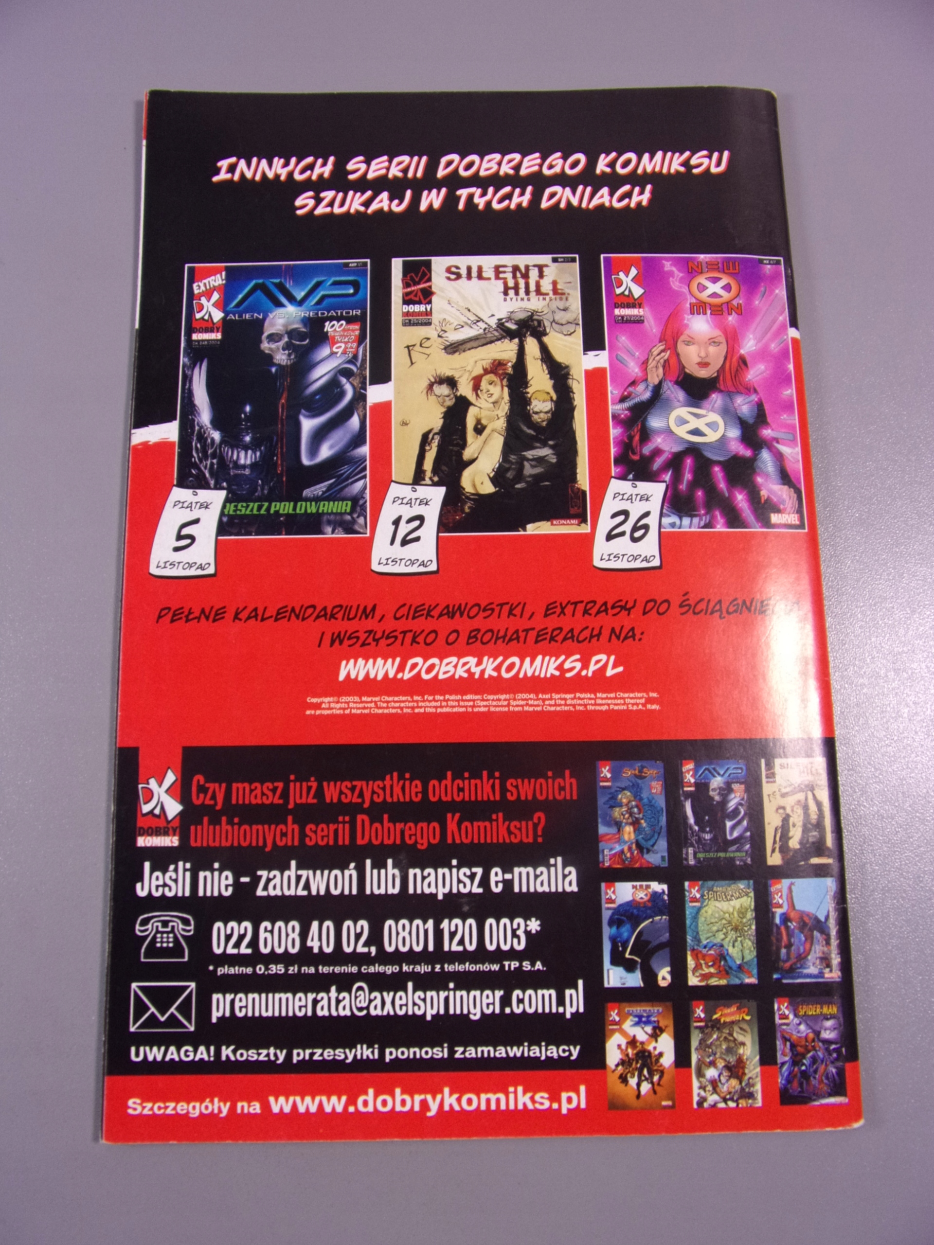 THE SPECTACULAR SPIDER-MAN 5/5 - DK 26/2004