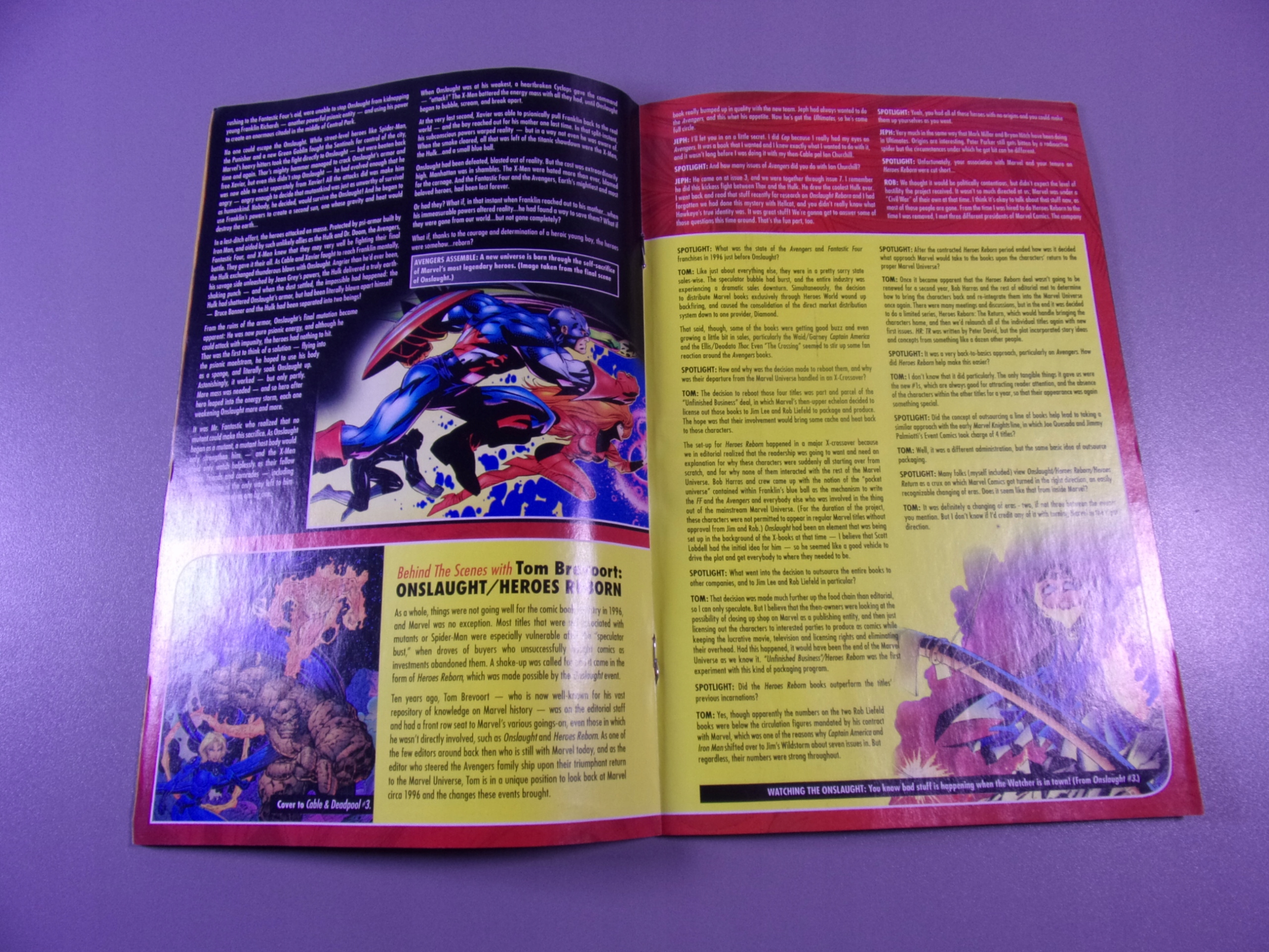 MARVEL SPOTLIGHT HEROES REBORN ONSLAUGHT REBORN 2006 r. wyd. anglojęzyczne