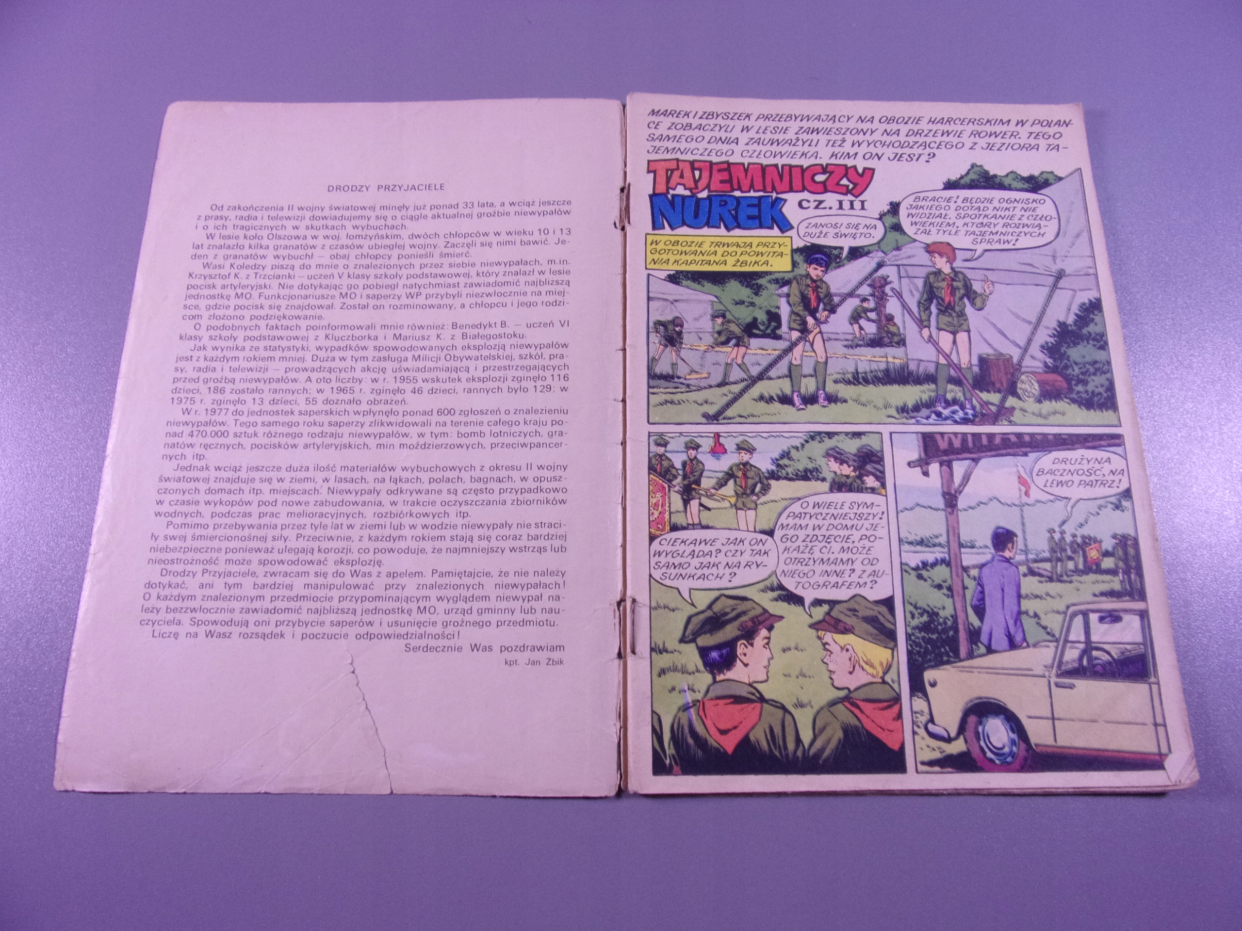 KAPITAN ŻBIK TAJEMNICZY NUREK 1978 r.