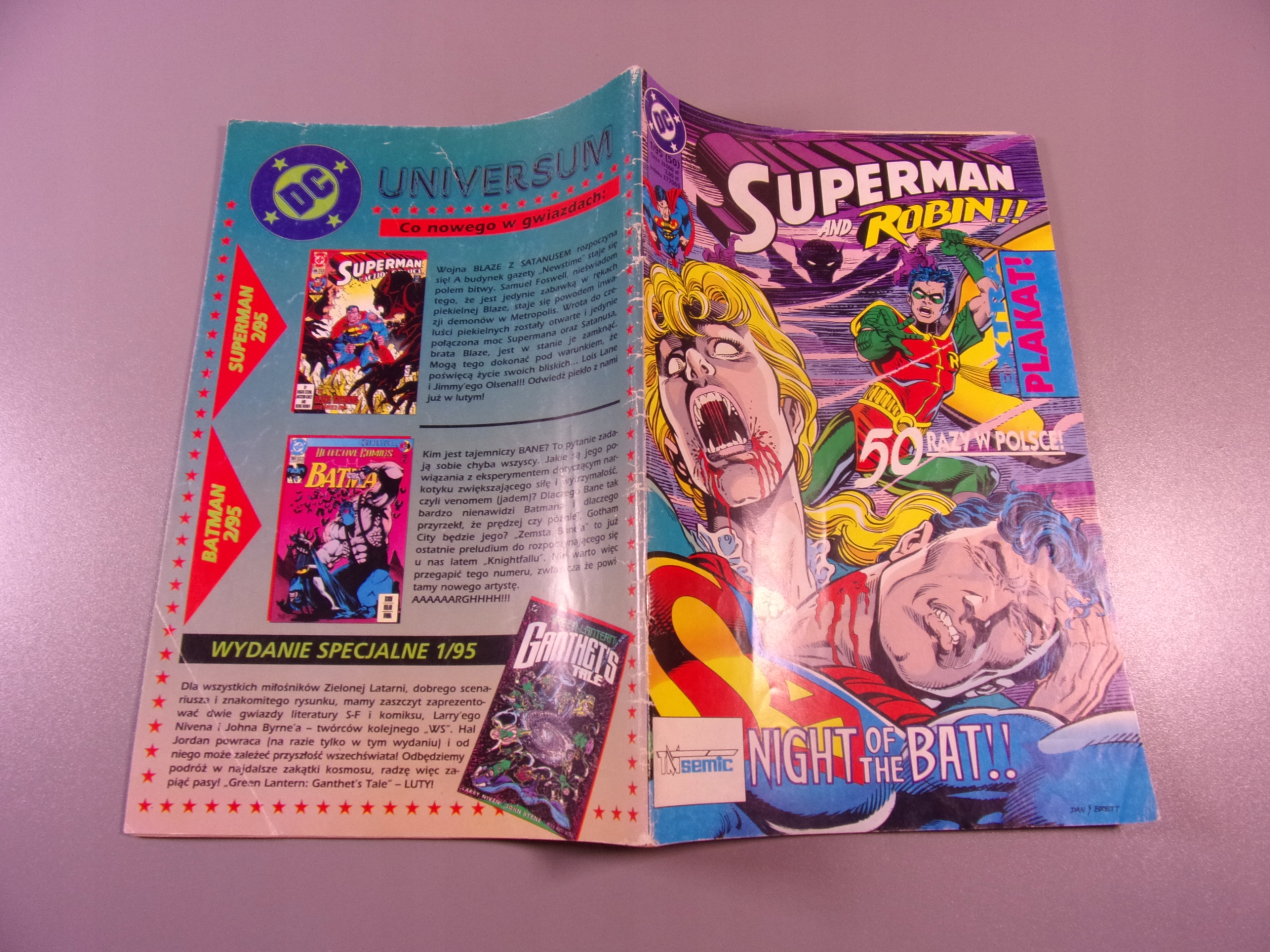SUPERMAN 1/95 TM-Semic z plakatem!