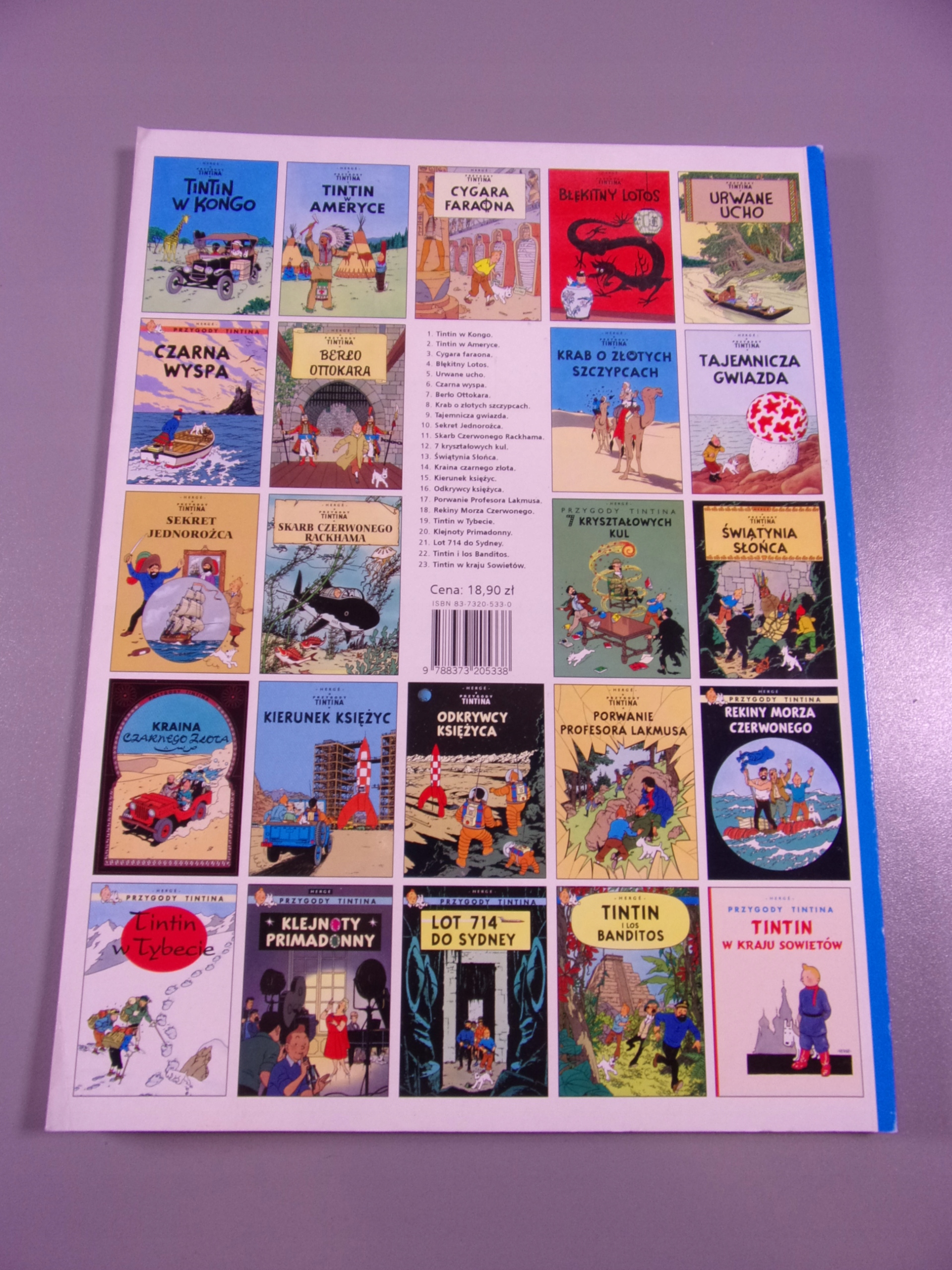 PRZYGODY TINTINA 4. BŁĘKITNY LOTOS wyd. TWÓJ KOMIKS