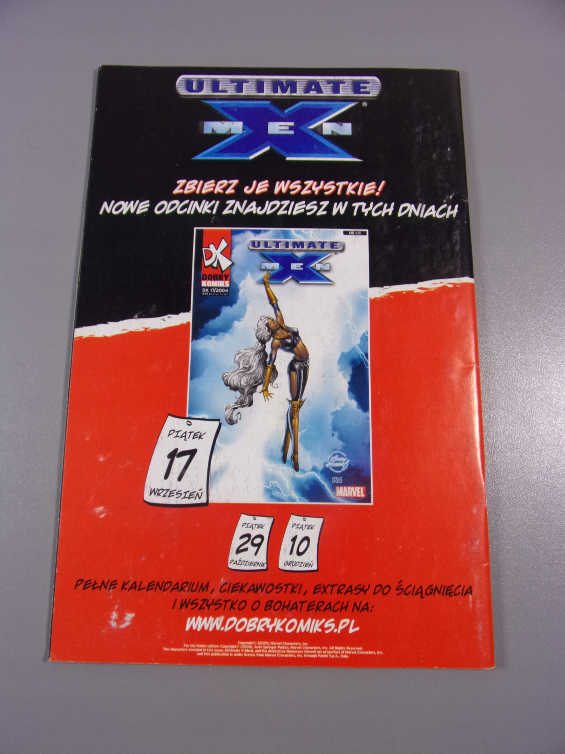 ULTIMATE X-MEN 3/6 - DK 11/2004