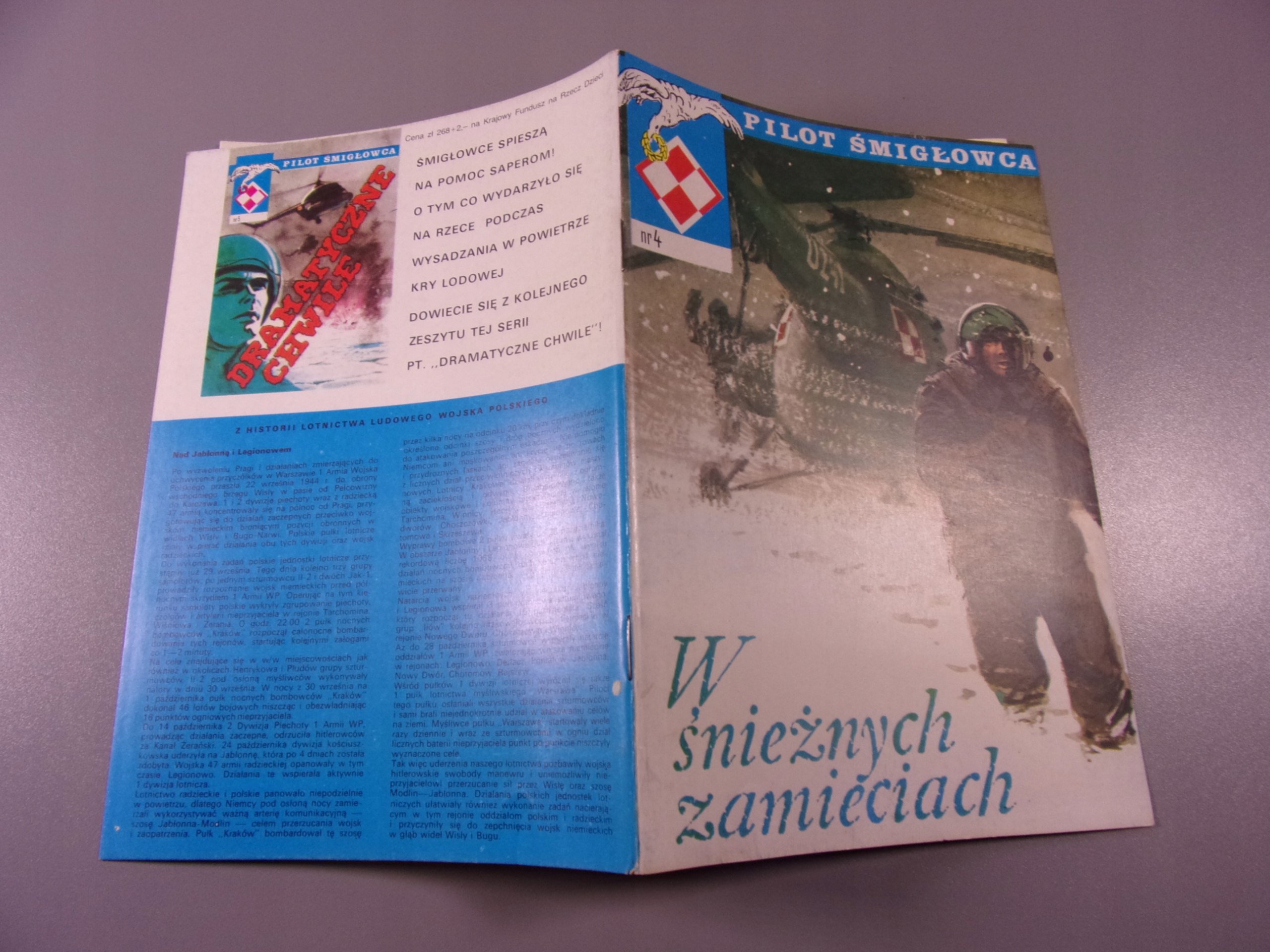 PILOT ŚMIGŁOWCA 4. W ŚNIEŻNYCH ZAMIECIACH 1989 r.