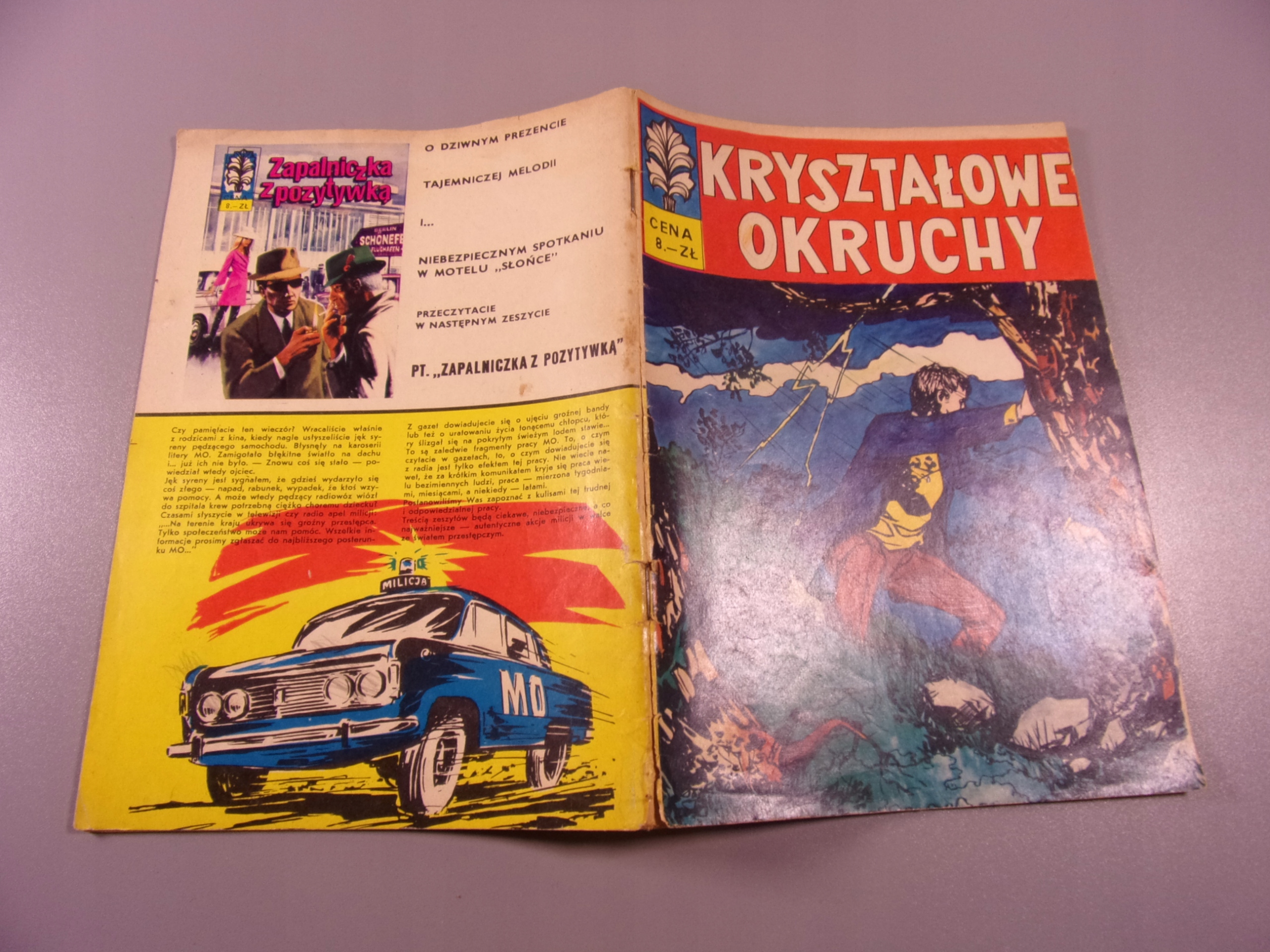 KAPITAN ŻBIK KRYSZTAŁOWE OKRUCHY wydanie I 1970 r.