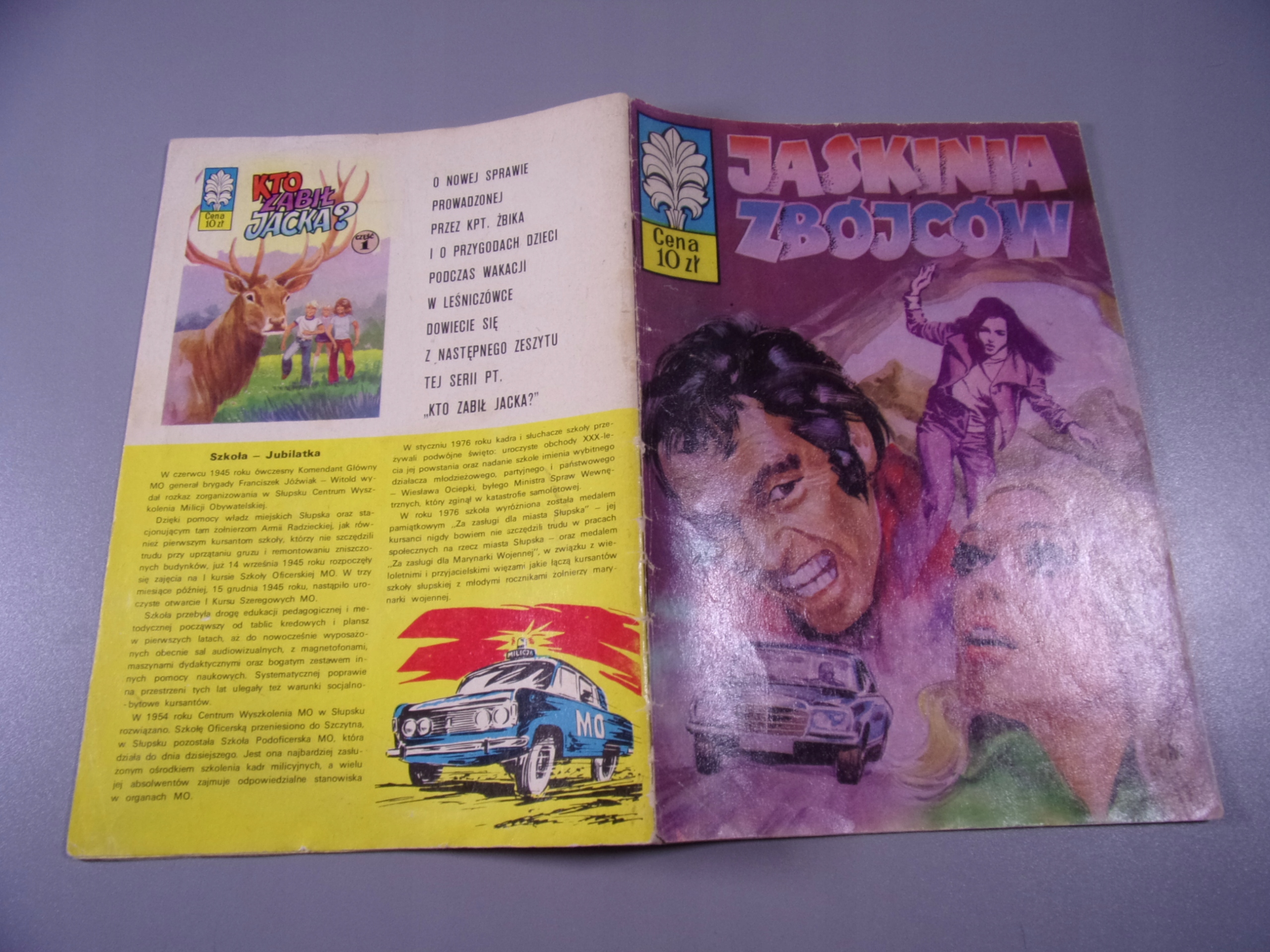 KAPITAN ŻBIK JASKINIA ZBÓJCÓW wydanie I 1976 r.