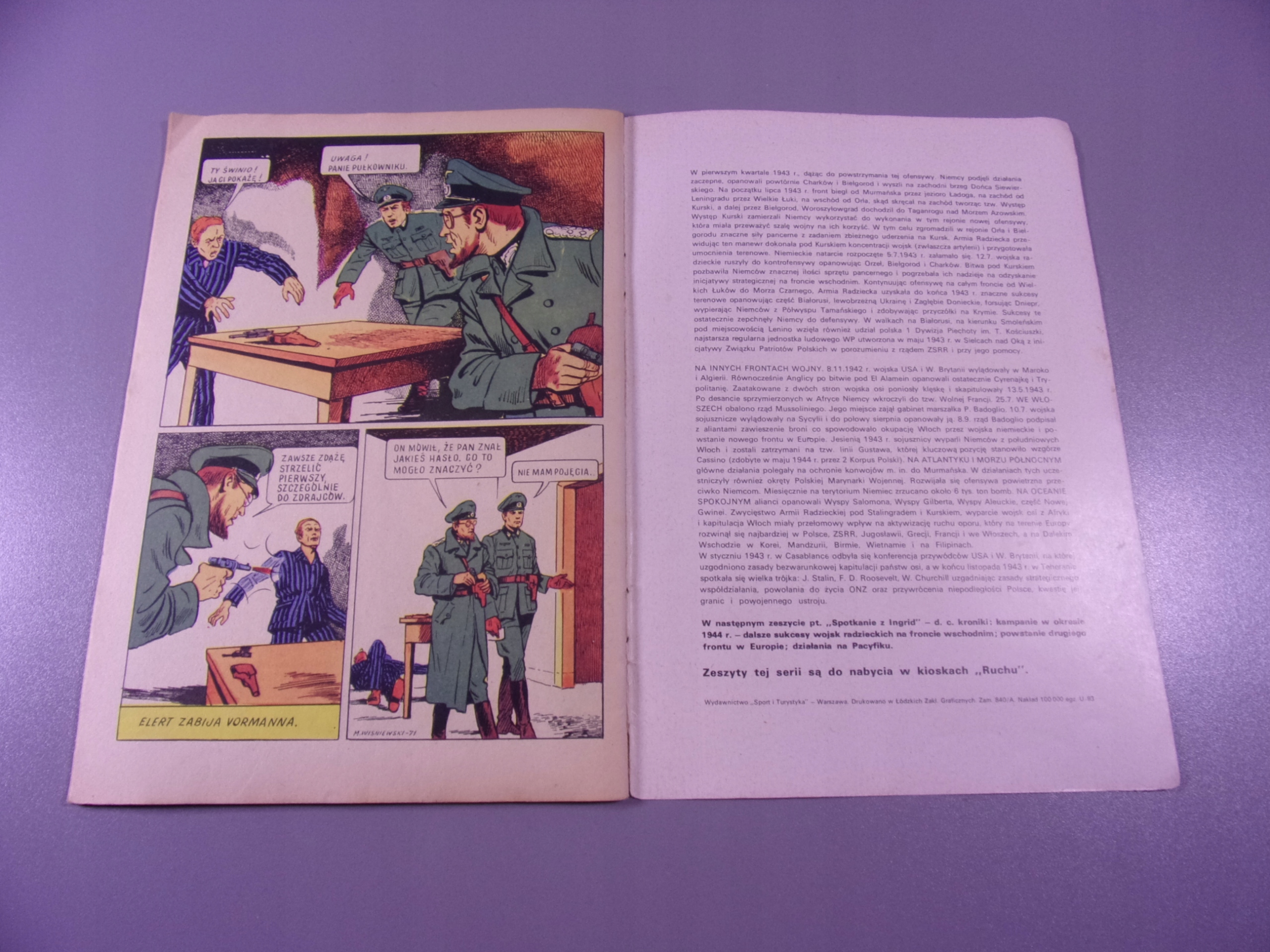 KAPITAN KLOSS HASŁO wyd. I 1972 r.