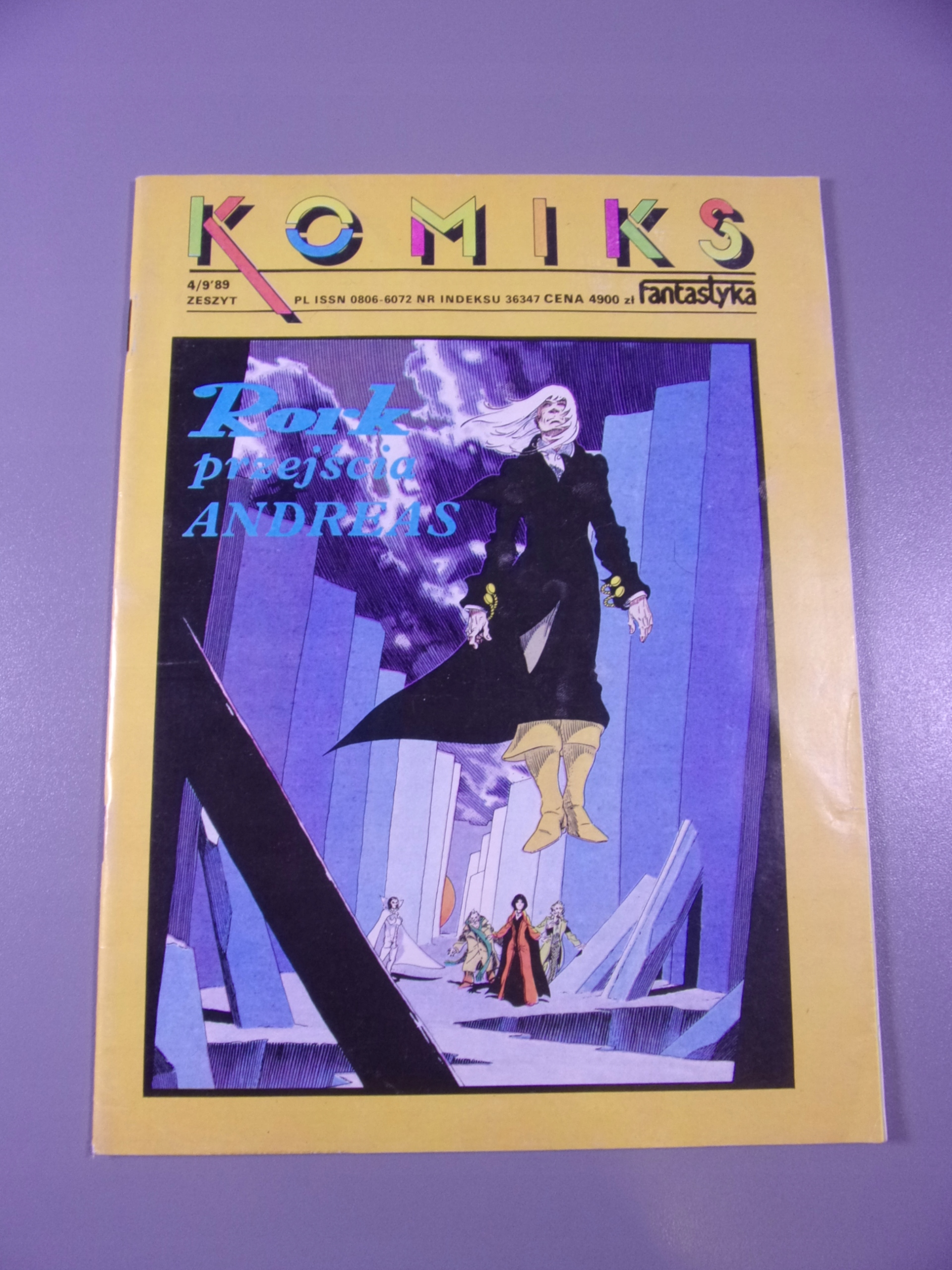 KOMIKS RORK PRZEJŚCIA 4/1989 r.