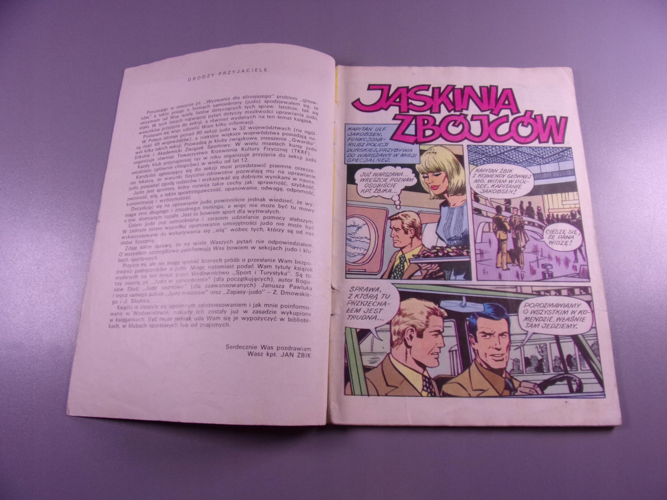 ŻBIK - JASKINIA ZBÓJCÓW wyd. I 1976 r.