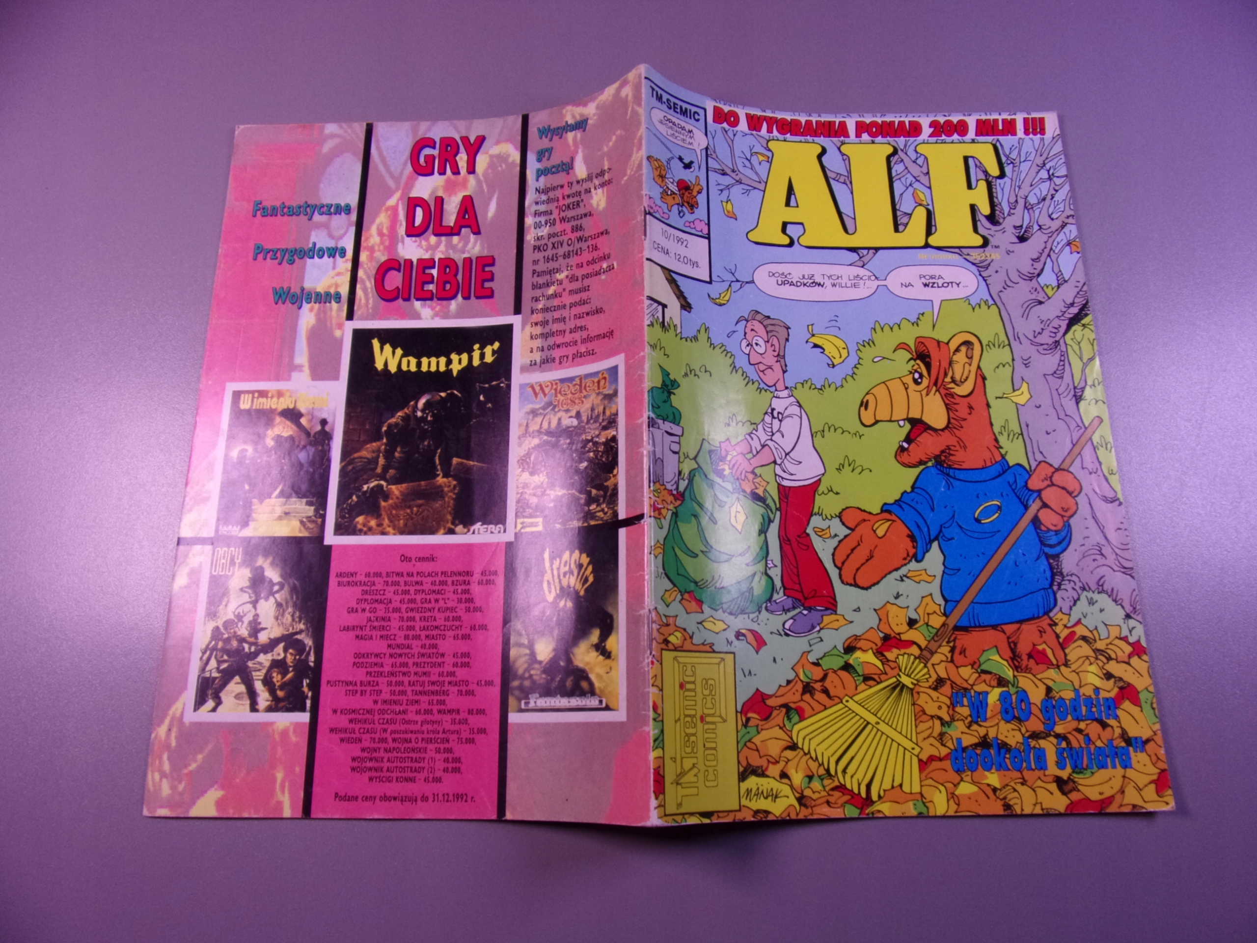 ALF 10/1992 TM-Semic