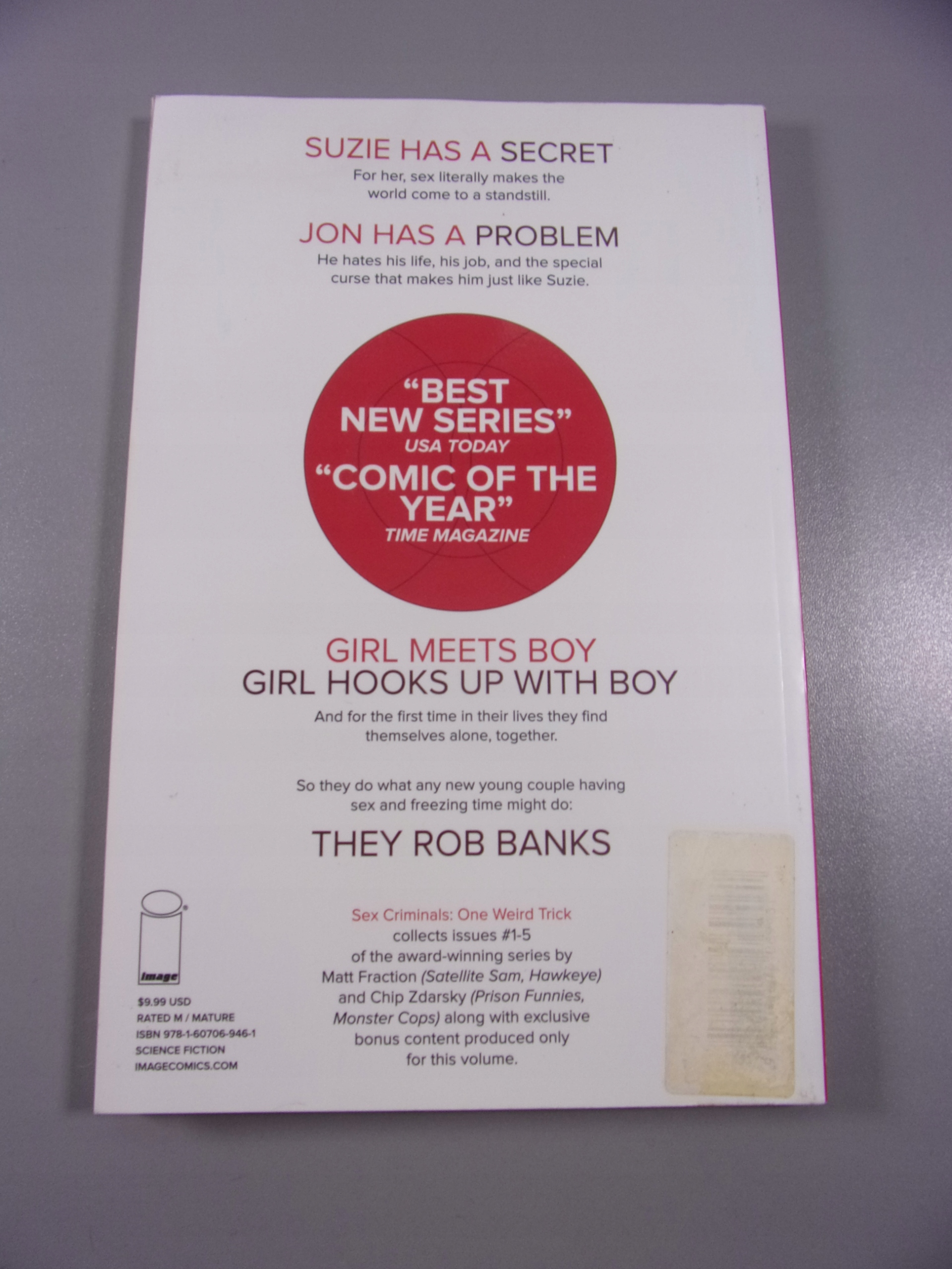 SEX CRIMINALS #1 2014 r. wyd. anglojęzyczne