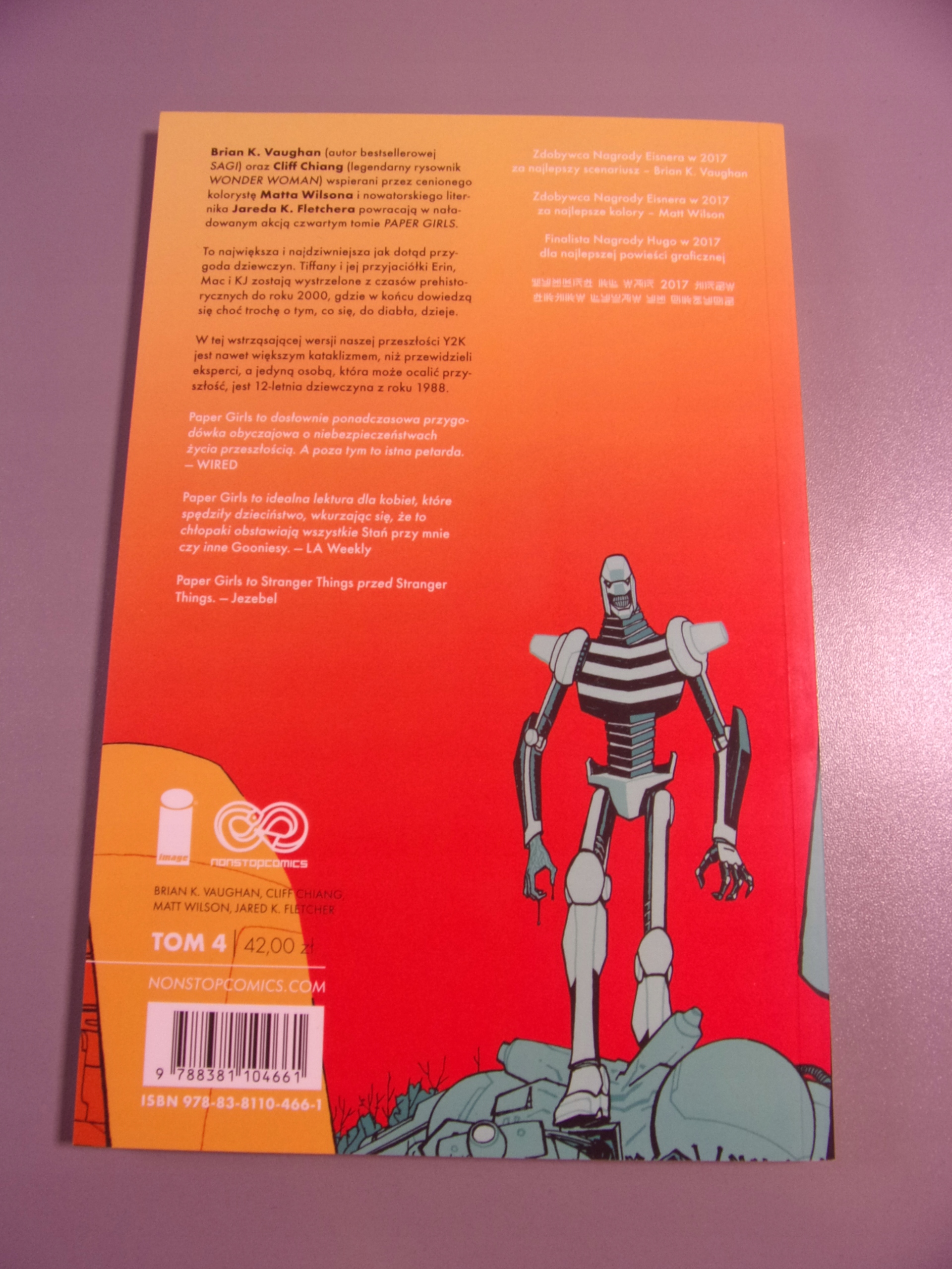 PAPER GIRLS tom 4 wyd. I 2018 r.