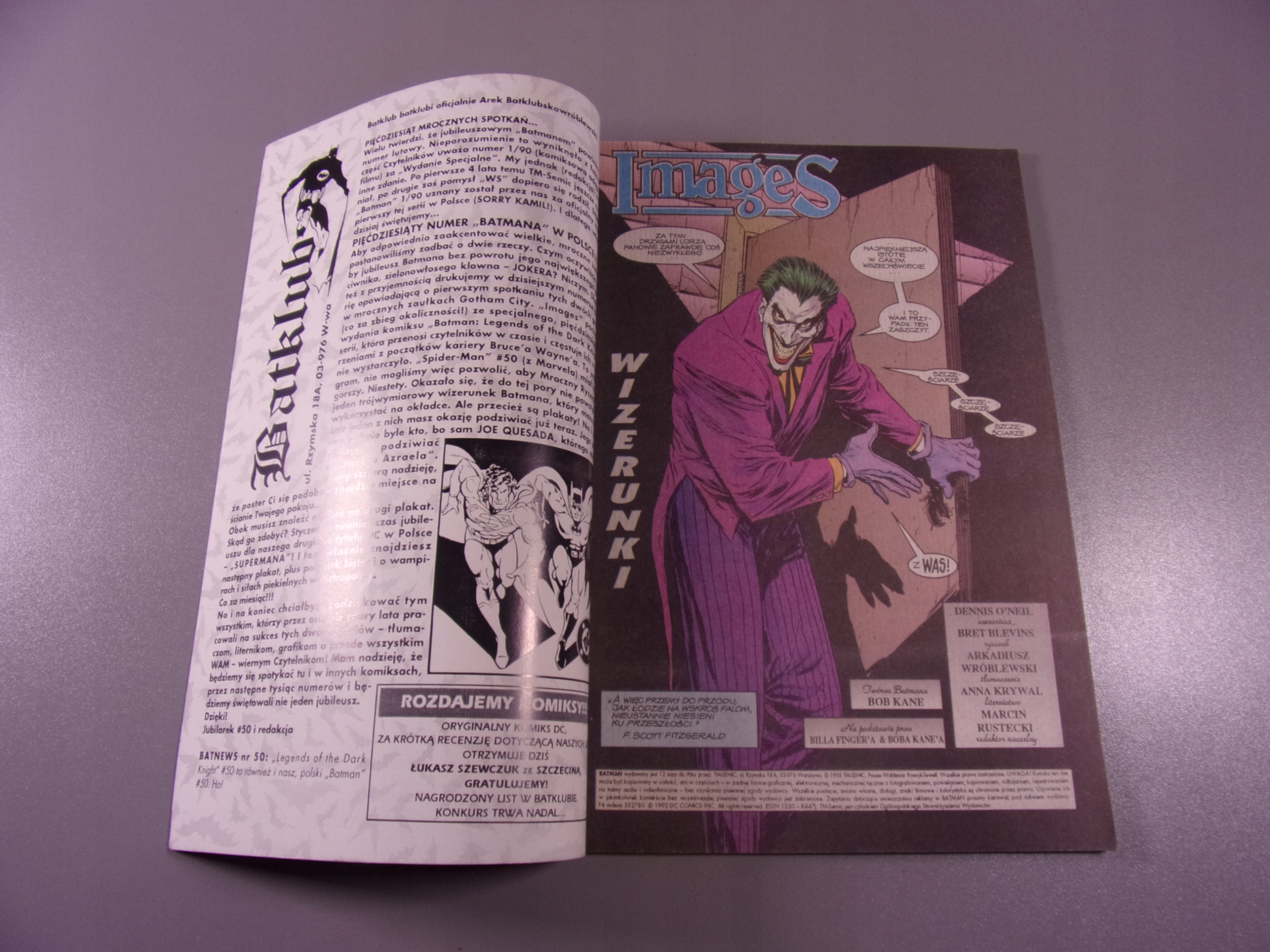 BATMAN 1/95 z plakatem! TM-Semic