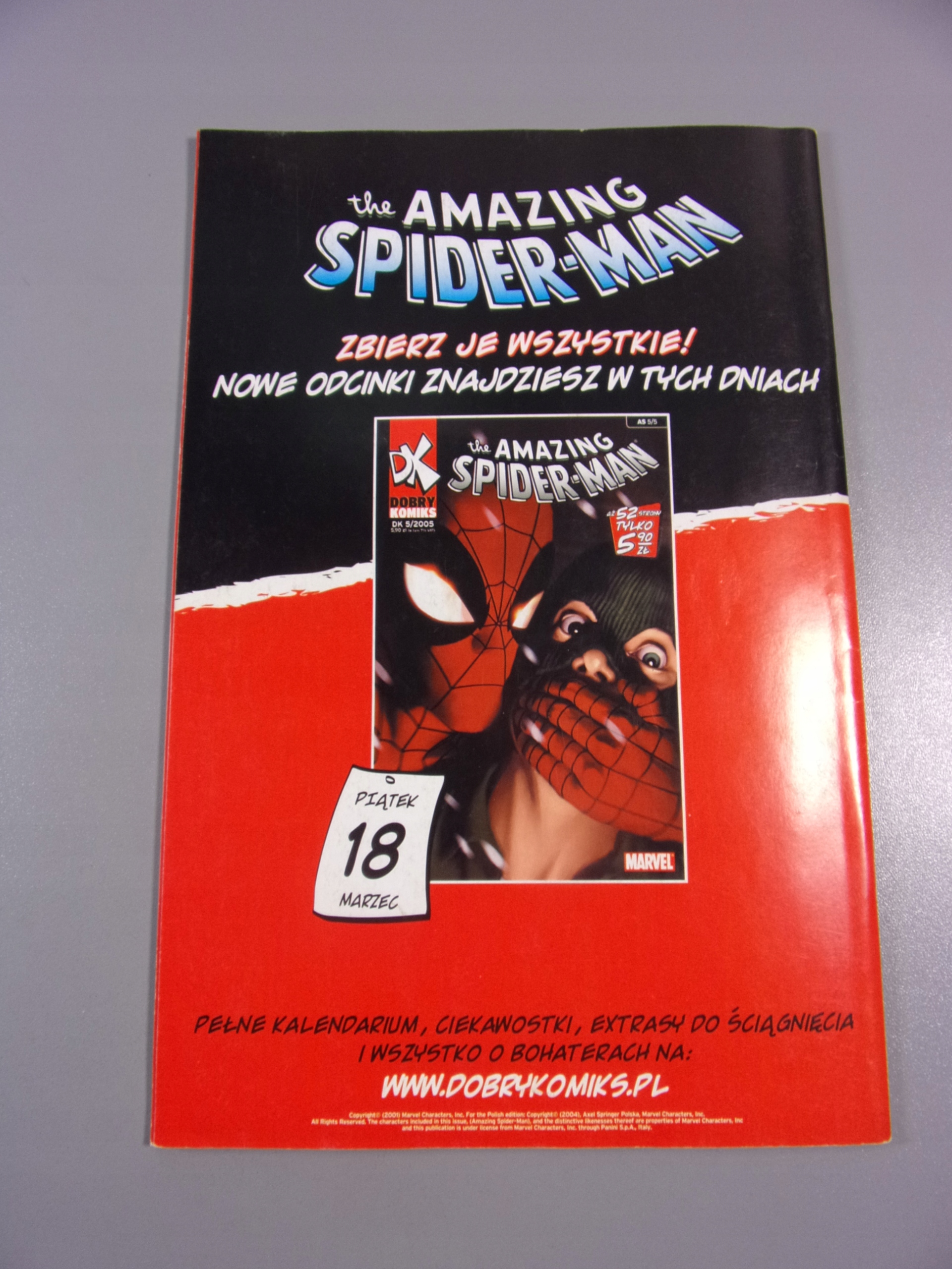 THE AMAZING SPIDER-MAN 4/5 - DK 2/2005