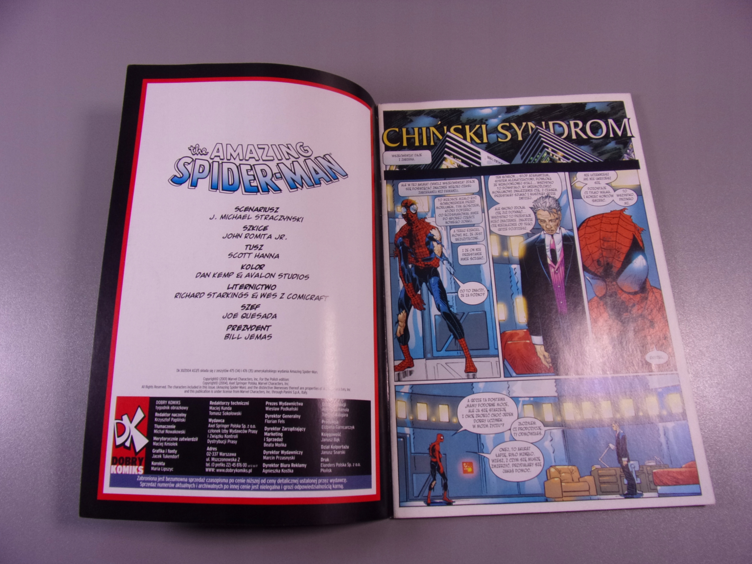 THE AMAZING SPIDER-MAN 3/5 - DK 30/2004