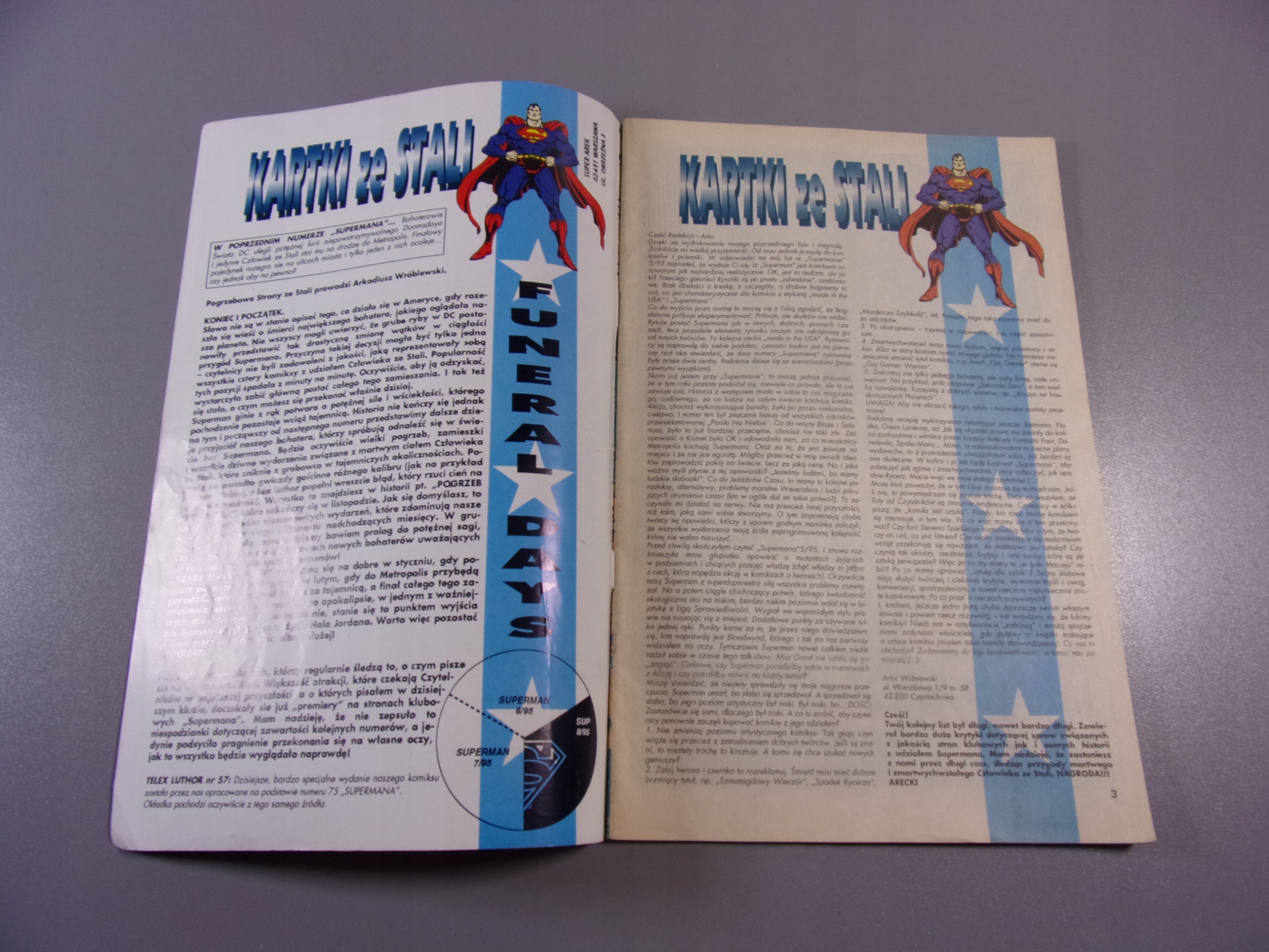 SUPERMAN 8/95 TM-Semic