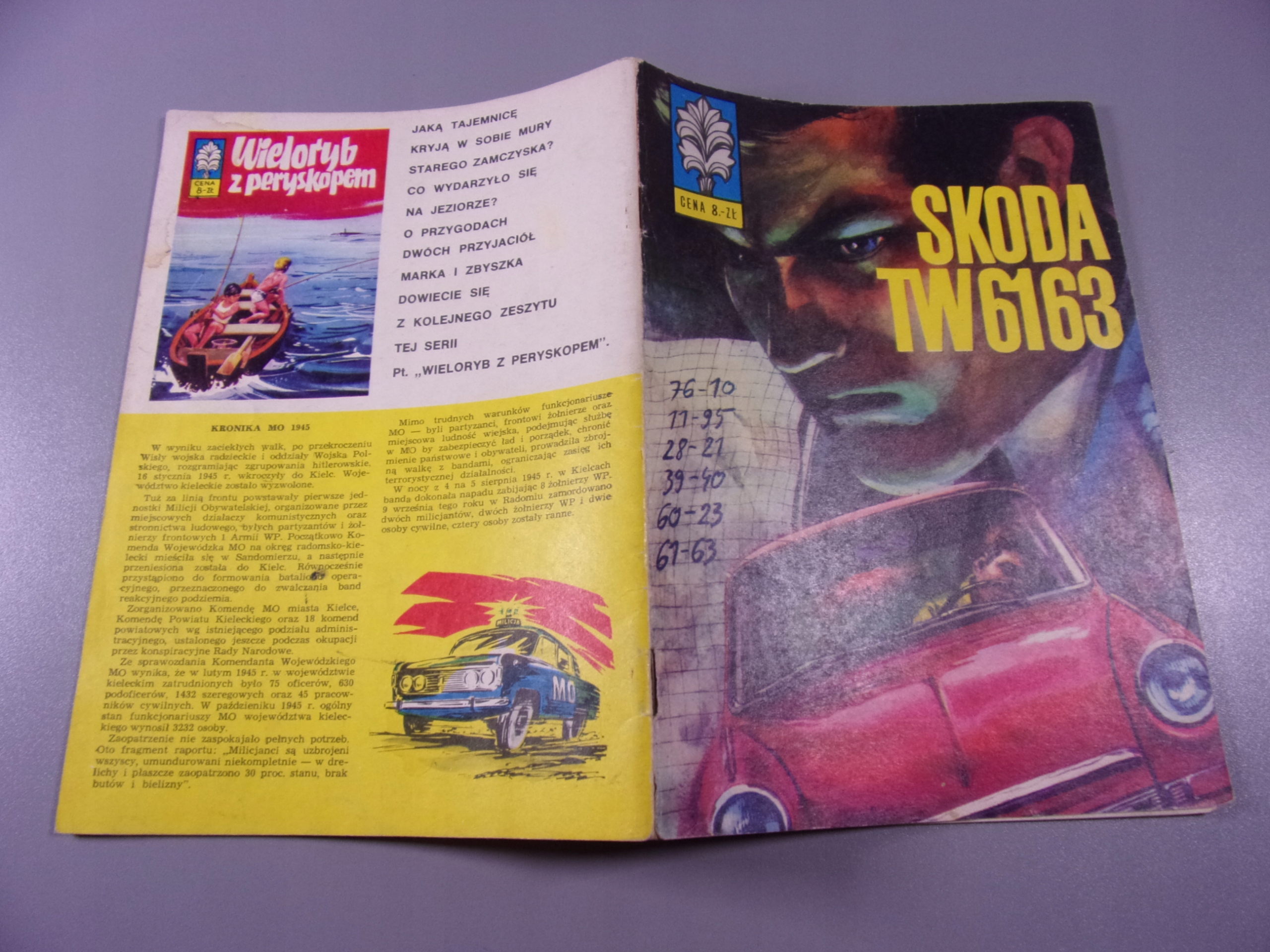 KAPITAN ŻBIK SKODA TW 6163 1973 r. wydanie I