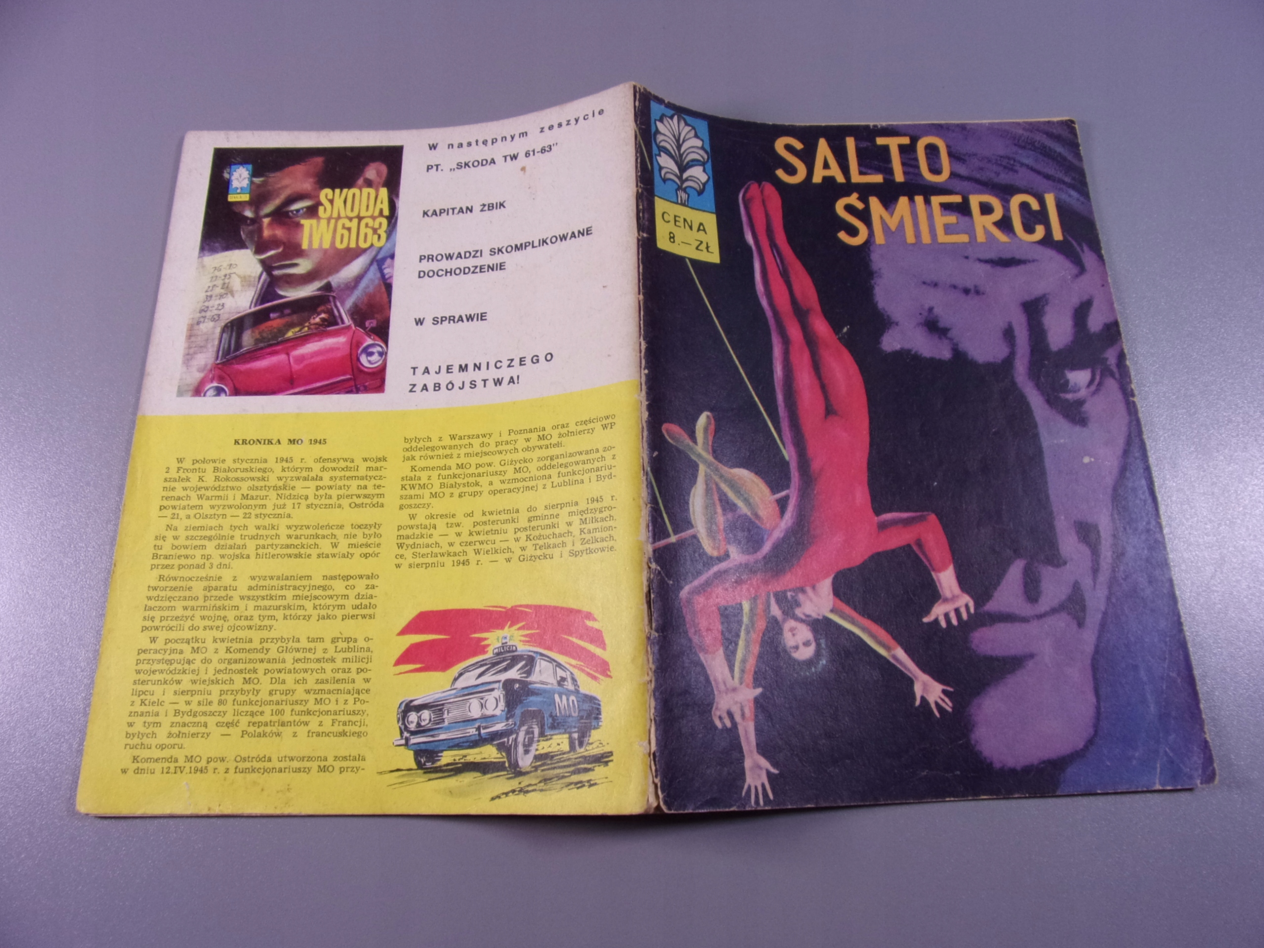 KAPITAN ŻBIK SALTO ŚMIERCI wydanie I 1972 r.