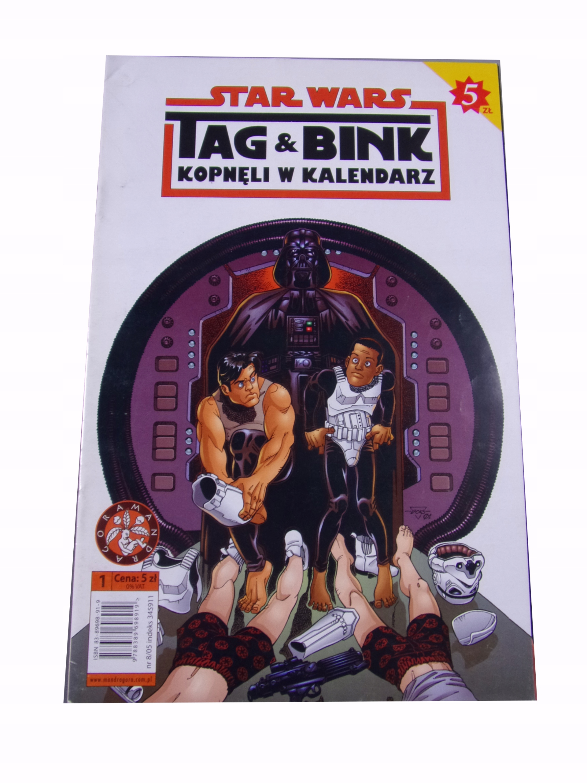 STAR WARS TAG & BINK KOPNĘLI W KALENDARZ 1 2005 r. MANDRAGORA