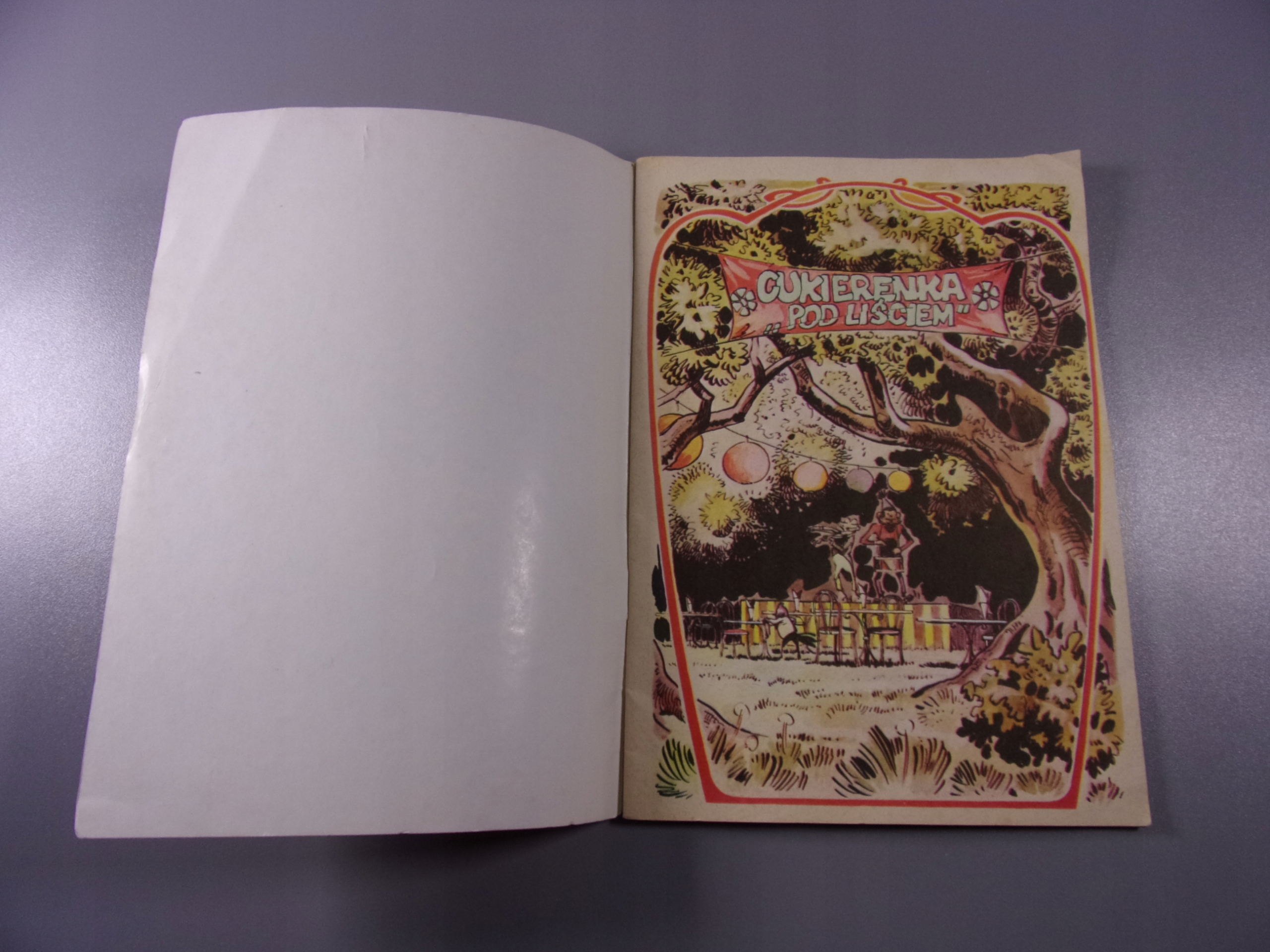 LEŚNY KLUB SPORTOWY - CUKIERNIA POD LIŚCIEM wyd. I 1984 r.