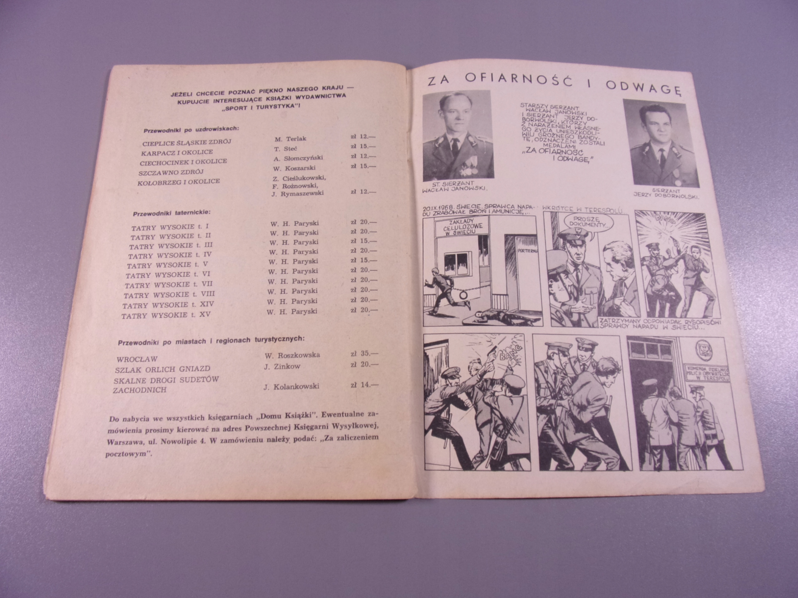 KAPITAN ŻBIK SALTO ŚMIERCI wydanie I 1972 r.