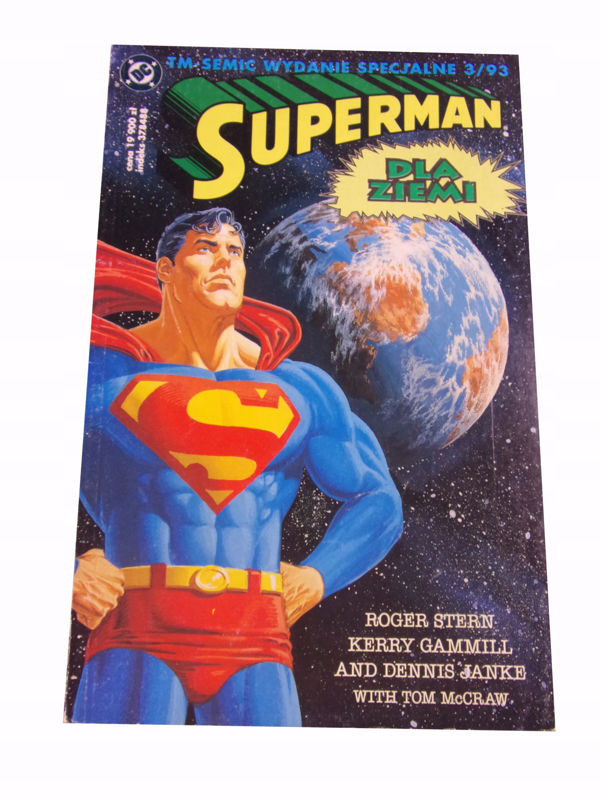 SUPERMAN 3/93 DLA ZIEMI wydanie specjalne TM-Semic