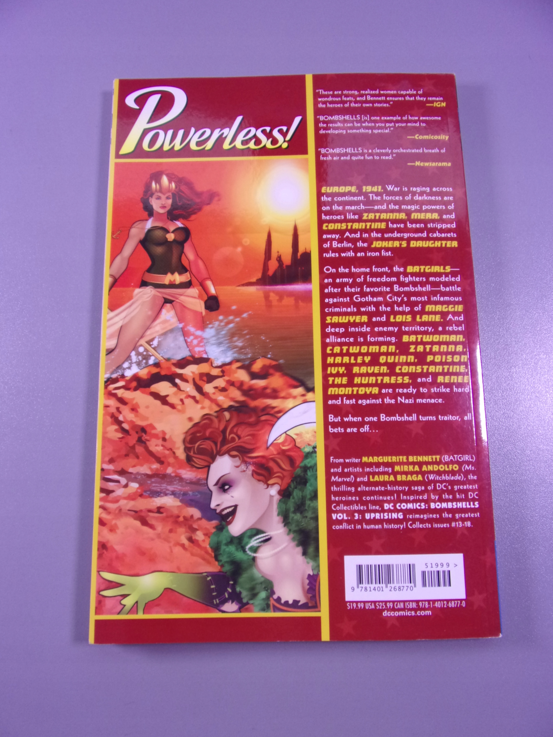 BOMBSHELLS 3. UPRISING 2017 r. wyd. anglojęzyczne