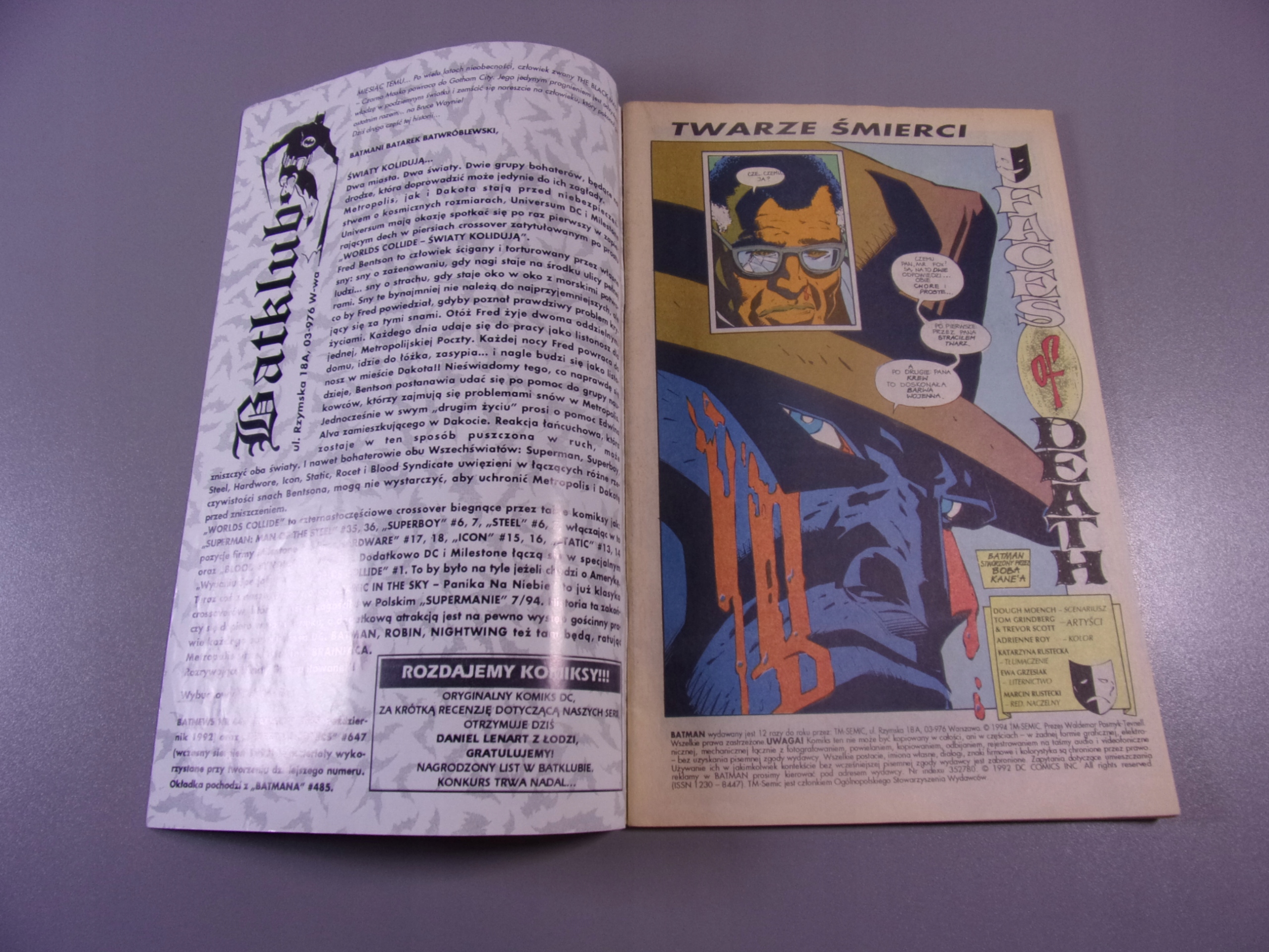 BATMAN 7/94 TM-Semic