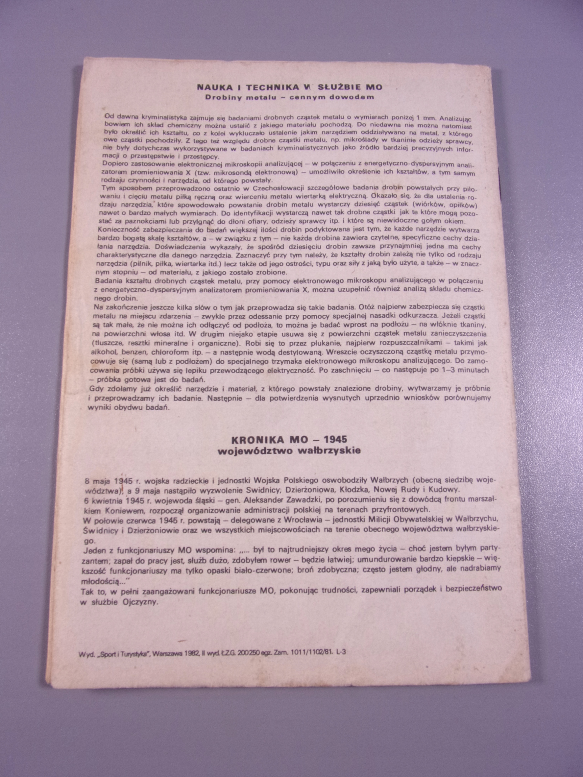 KAPITAN ŻBIK - SALTO ŚMIERCI wydanie II 1982 r.