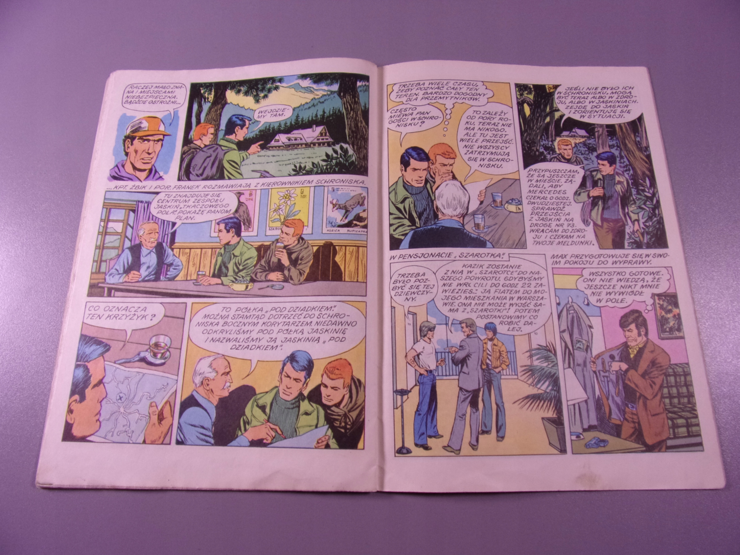 KAPITAN ŻBIK JASKINIA ZBÓJCÓW wydanie I 1976 r.