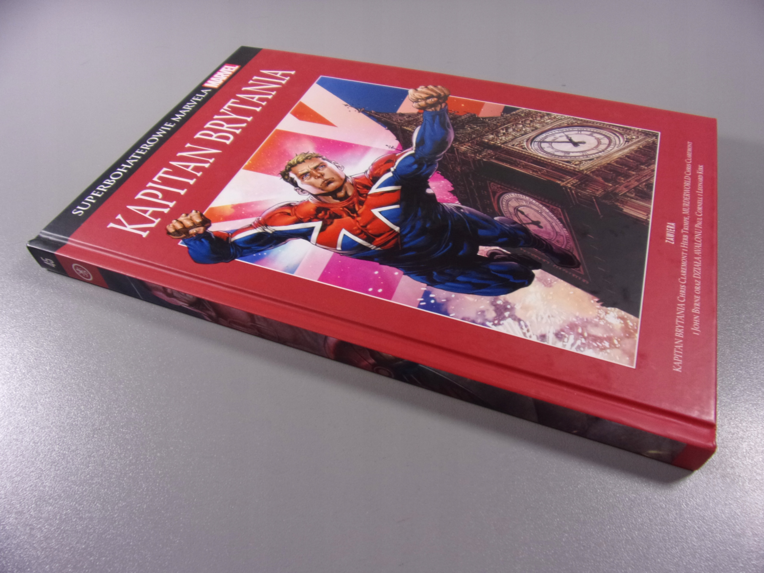SUPERBOHATEROWIE MARVELA 45. KAPITAN BRYTANIA